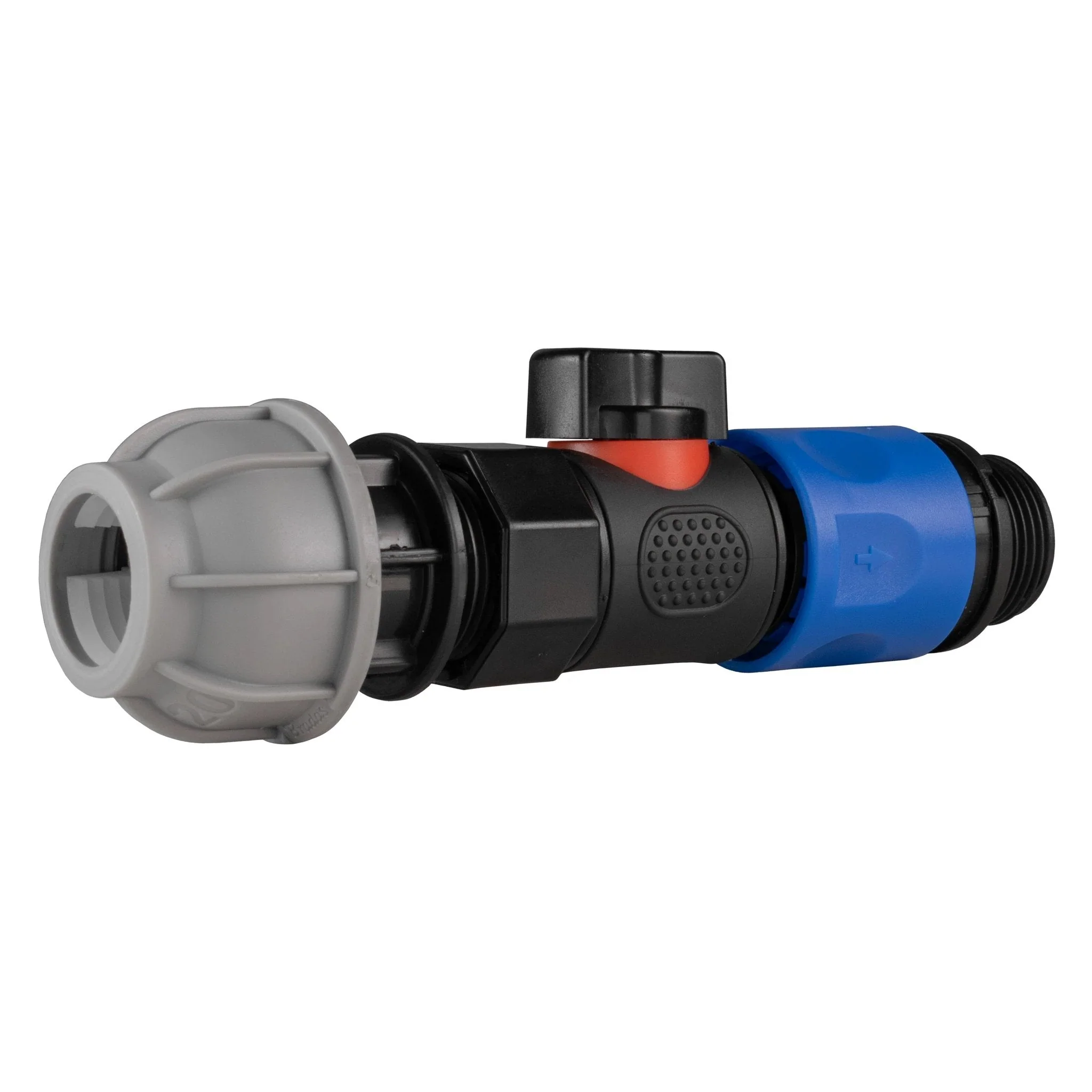 20mm MDPE Straight with BSPF-Quick Connect Valve & Hose Connector 3/4" BSPM - Image 2