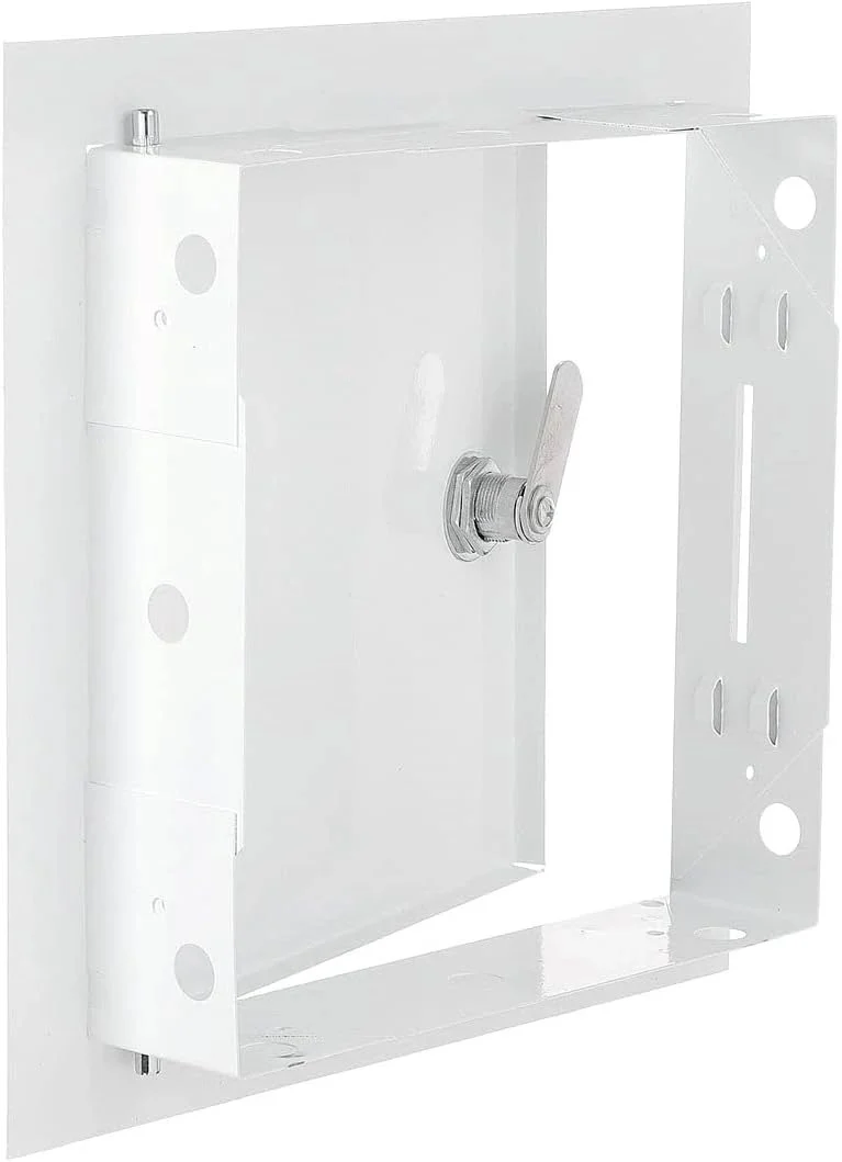 Access Panel Door Metal With Lock, White 200mm x 250mm - Image 5