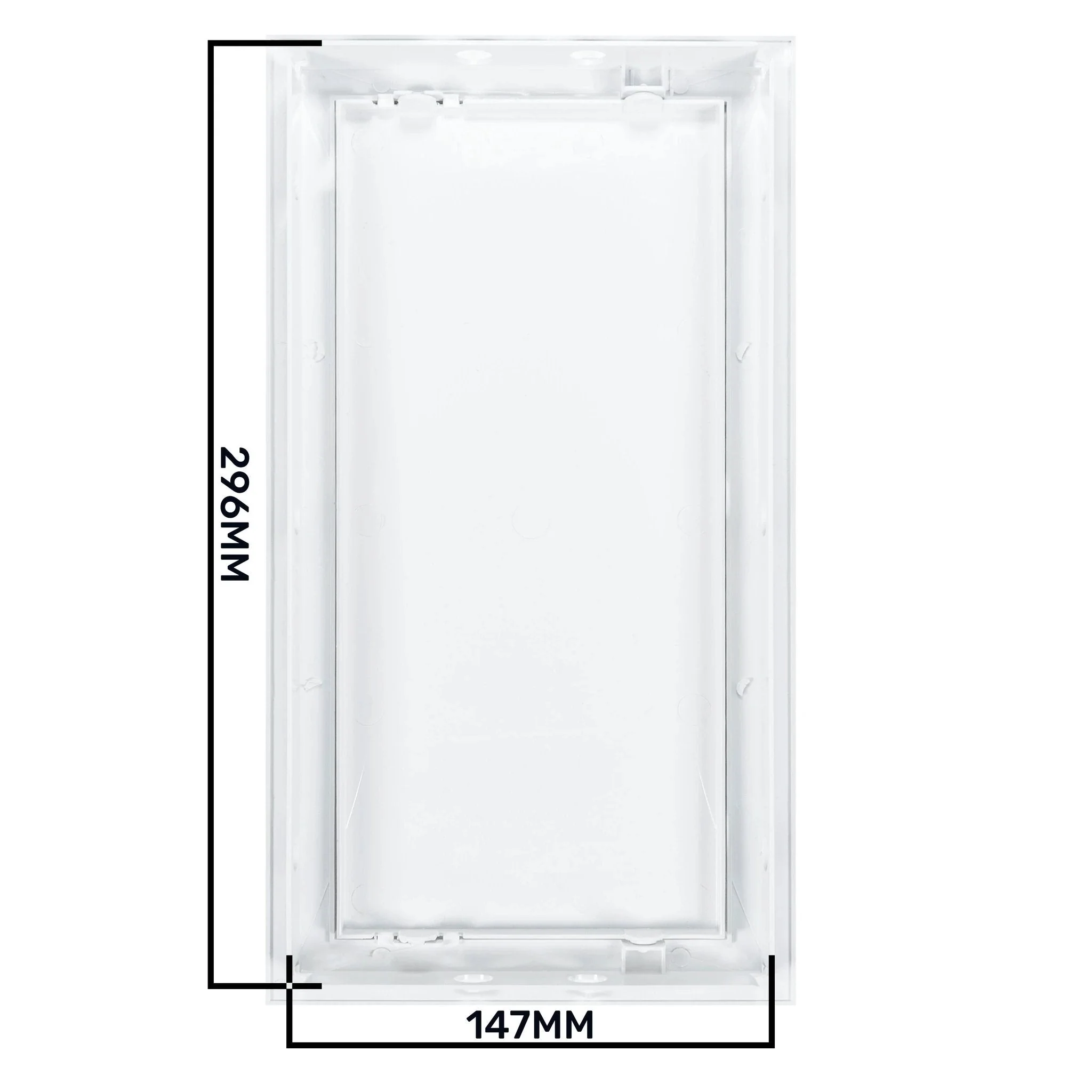Access Panel Door PP, White 150mm x 300mm - Image 16