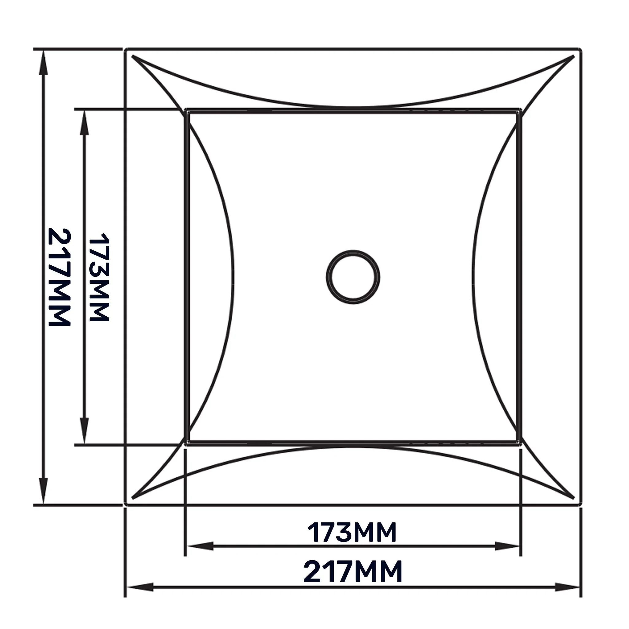Access Panel Door PP, White 200mm x 200mm - Image 13