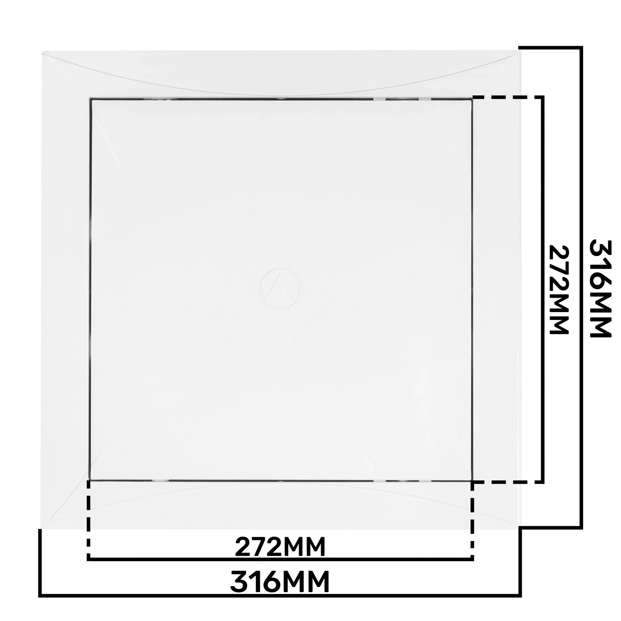 Access Panel Door PP, White 300mm x 300mm - Image 17