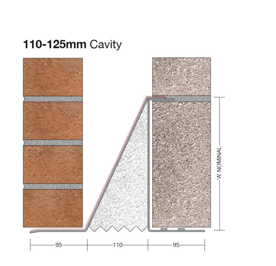 Birtley Heavy Duty Cavity Wall Lintel 110mm HD110