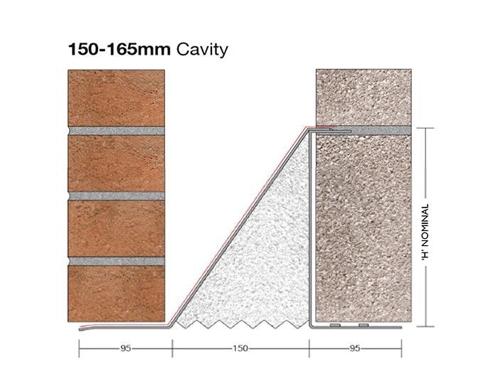 Birtley Heavy Duty Cavity Wall Lintel 150mm HD150