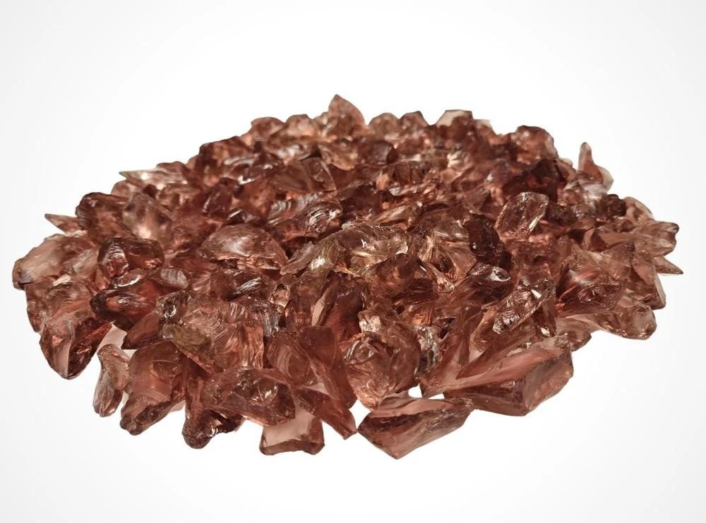 Blush Gold Tumbled Glass Chippings 10-20mm - Image 3