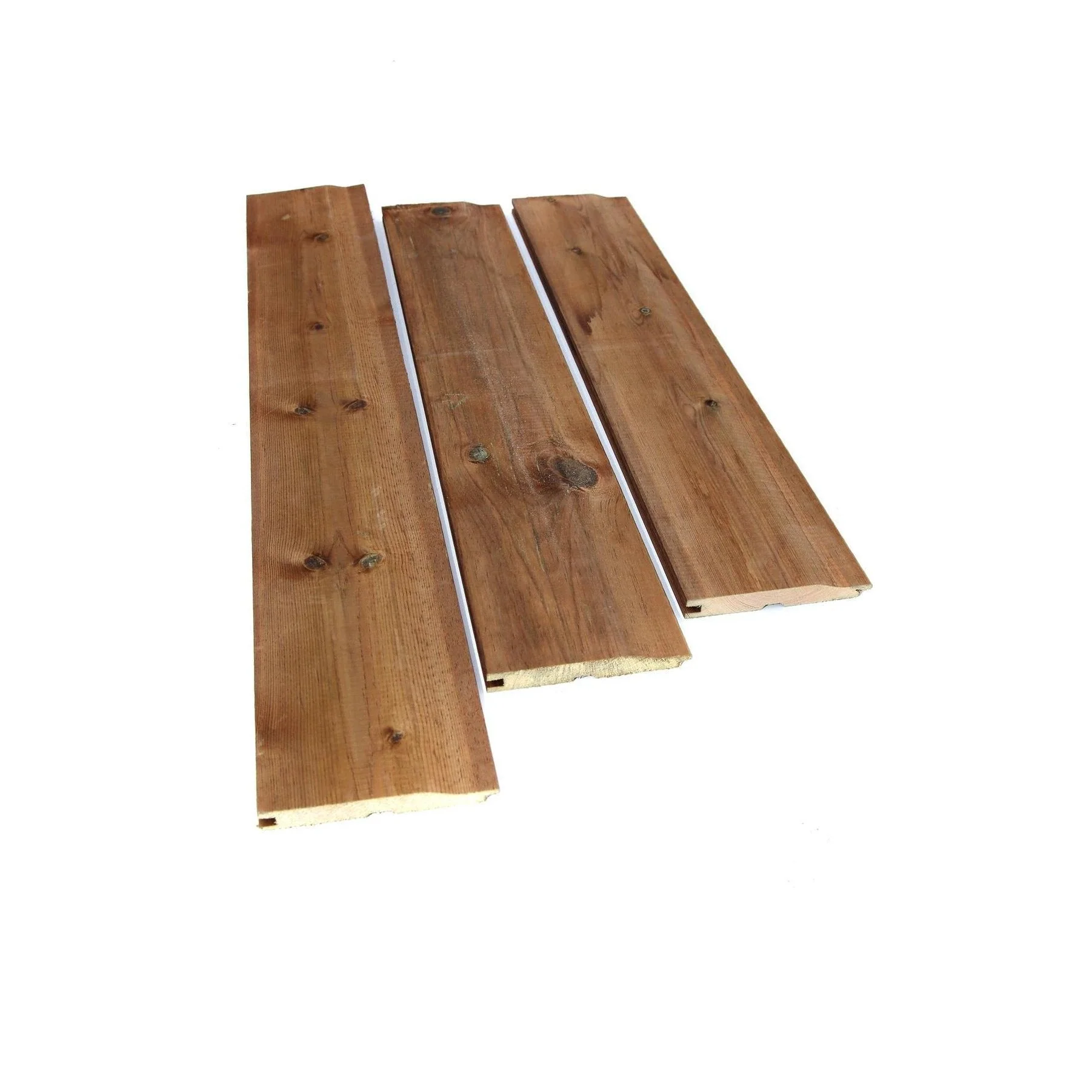 Brown Treated Wooden Shiplap Cladding 19mm x 125mm (5x3/4") - Image 6