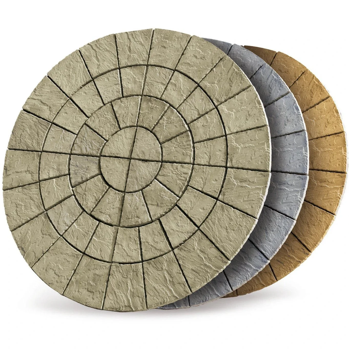 Cathedral Circle Concrete Paving Kit Barley 2.56m Diameter - Image 2