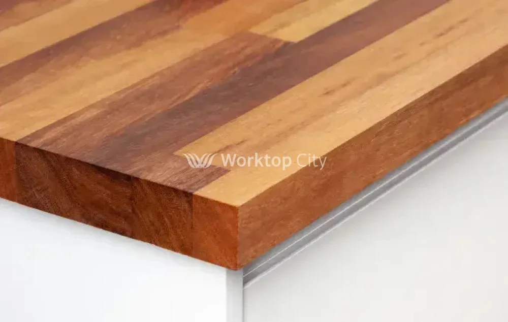Deterra Solid Iroko Real Wood Kitchen Worktops 40mm (T) - Image 3