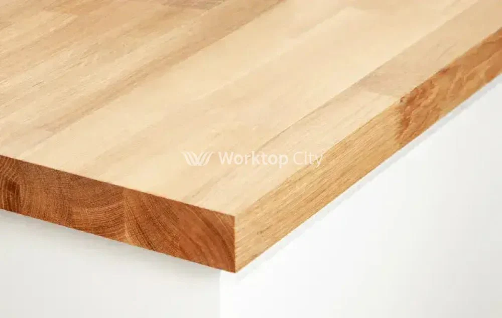 Deterra Solid Prime Oak Real Wood Kitchen Worktops 40mm (T) - Image 5
