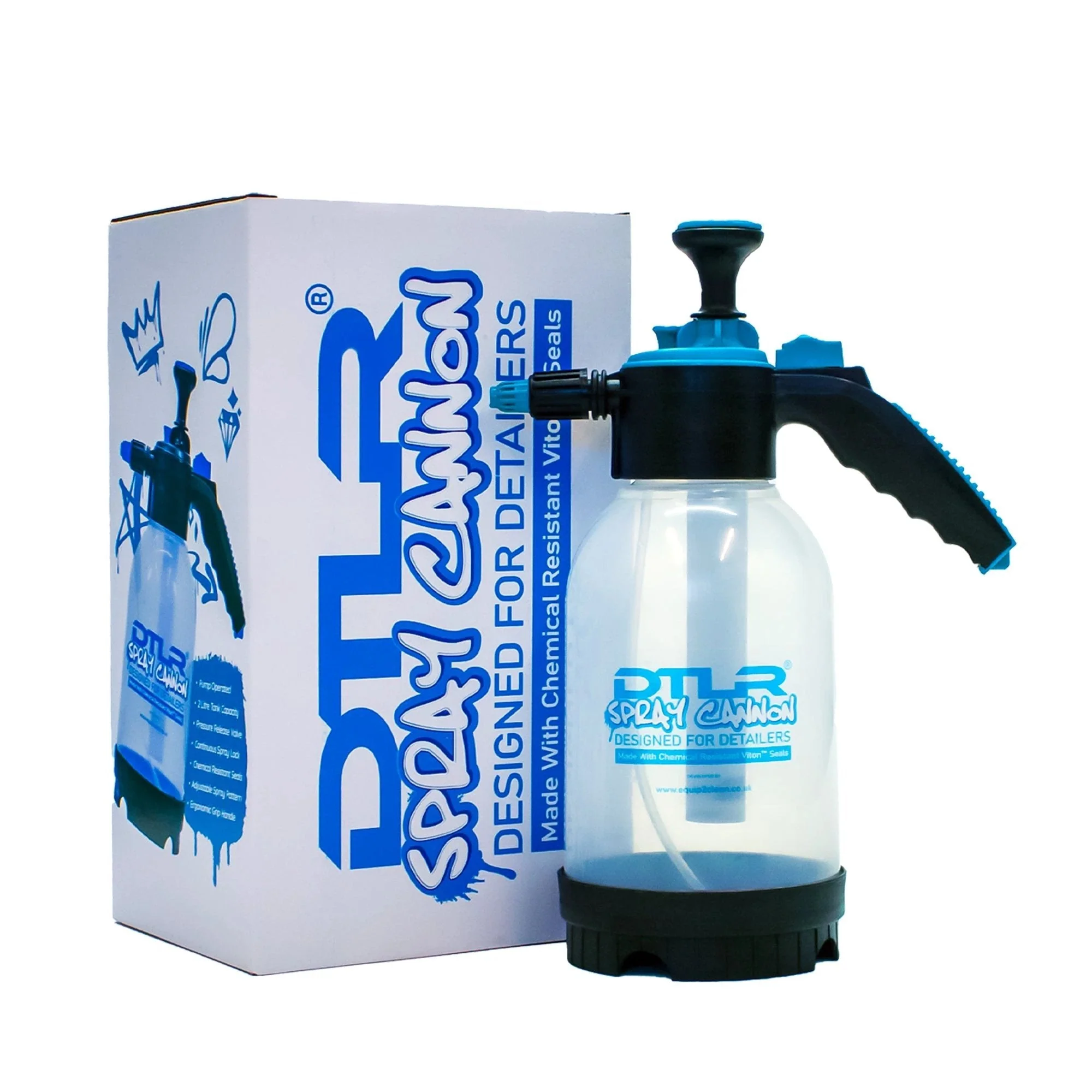 DTLR Spray Cannon pump action with VITON seals - 2 litre