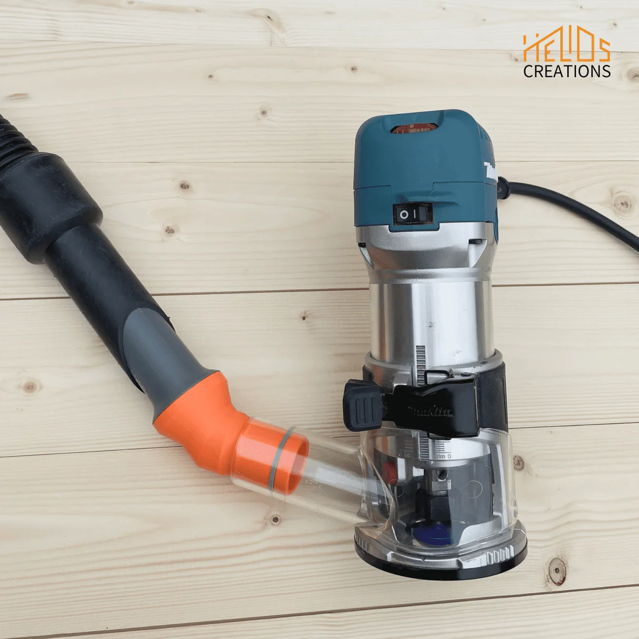 Dust Adapter for Makita RT0700 / DRT50Z and Clones to Numatic Henry Vacuum Cleaner – Angled Seal - Image 2