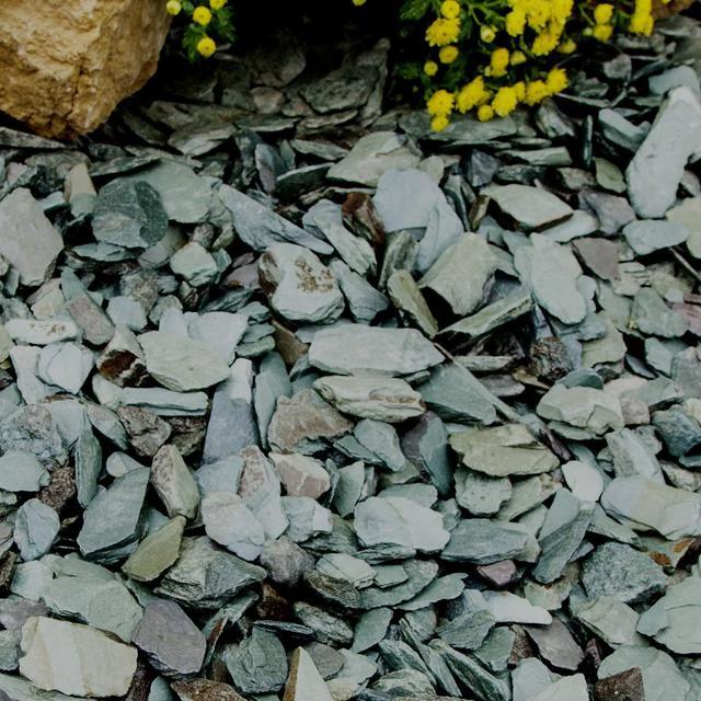 Emerald Slate Chippings 40mm - 800kg Bulk Bag