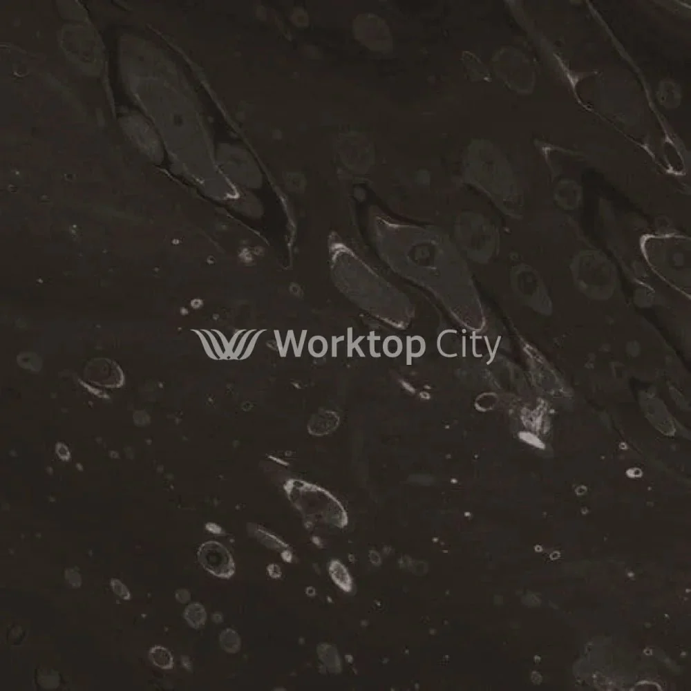 Formica Originals PP5015 Black Painted Marble Laminate Kitchen Worktops - Satin NDF Finish - Image 2