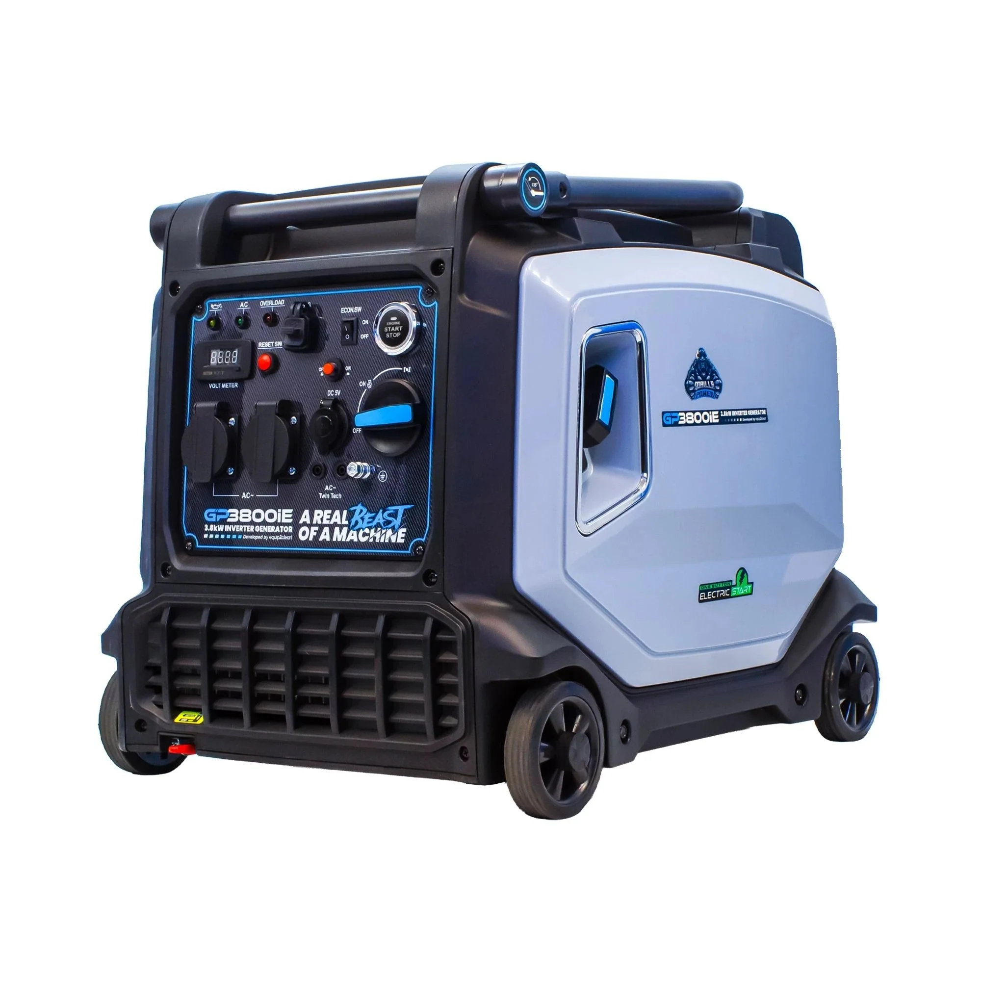 Gorilla Power 3800W Inverter Suitcase Generator with Electric Start - GP3800iE – Reliable Power On-The-Go - Image 15