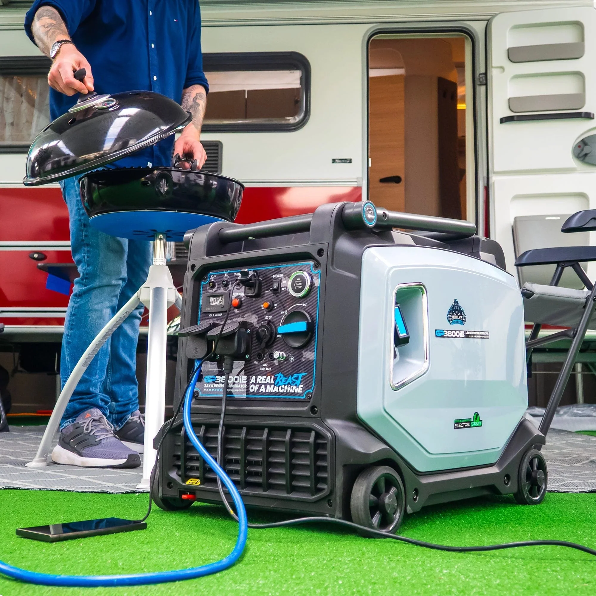 Gorilla Power 3800W Inverter Suitcase Generator with Electric Start - GP3800iE – Reliable Power On-The-Go - Image 5