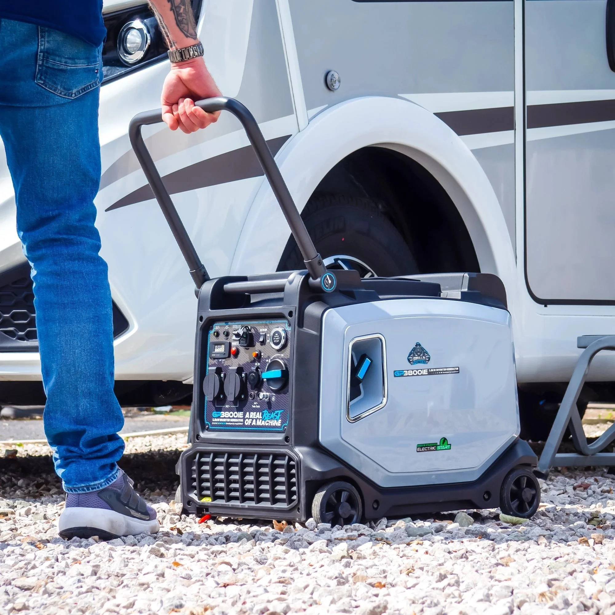 Gorilla Power 3800W Inverter Suitcase Generator with Electric Start - GP3800iE – Reliable Power On-The-Go - Image 6
