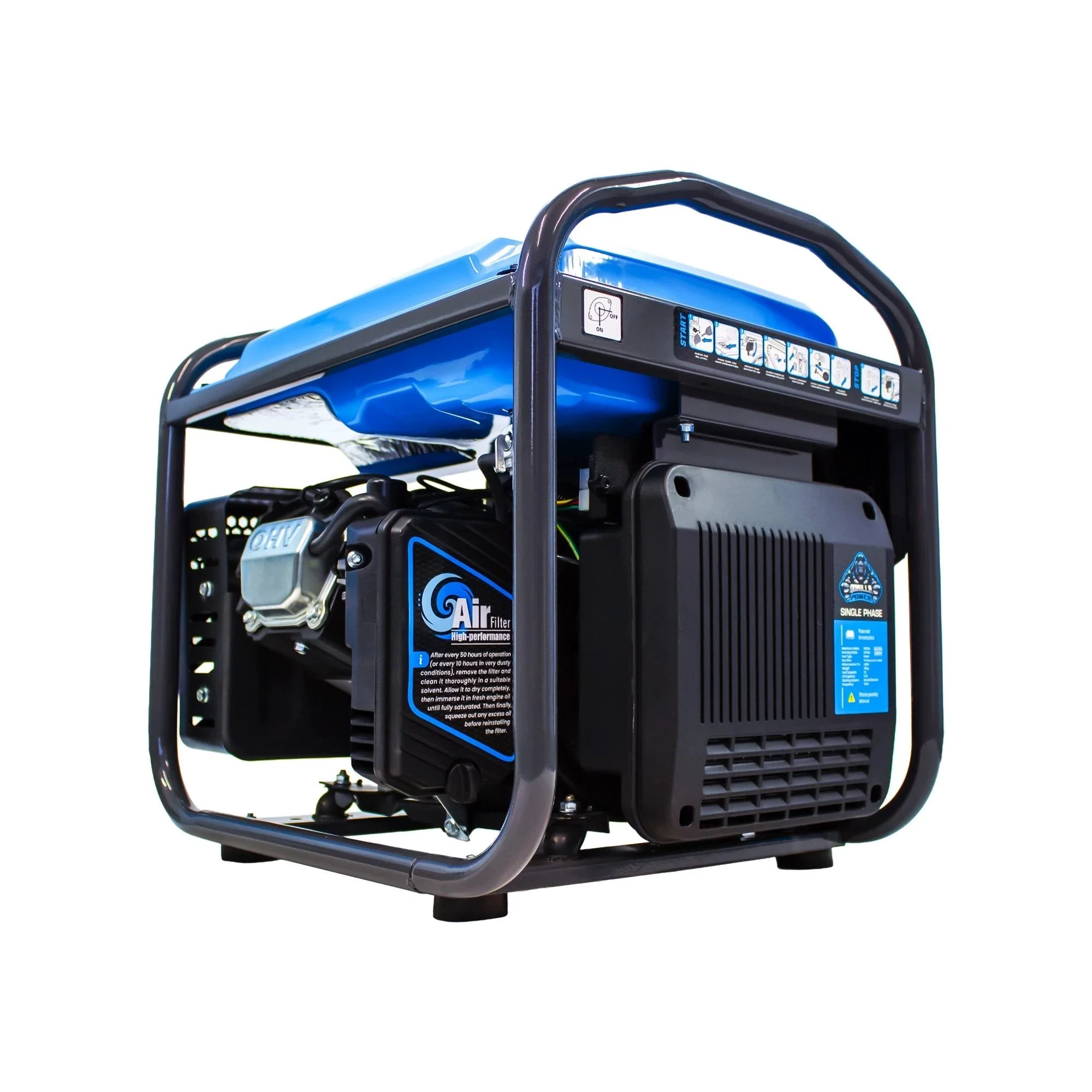 Gorilla Power 5000W Inverter Open Frame Generator with Electric Start - GP5000iE – Maximum Power & Efficiency - Image 10