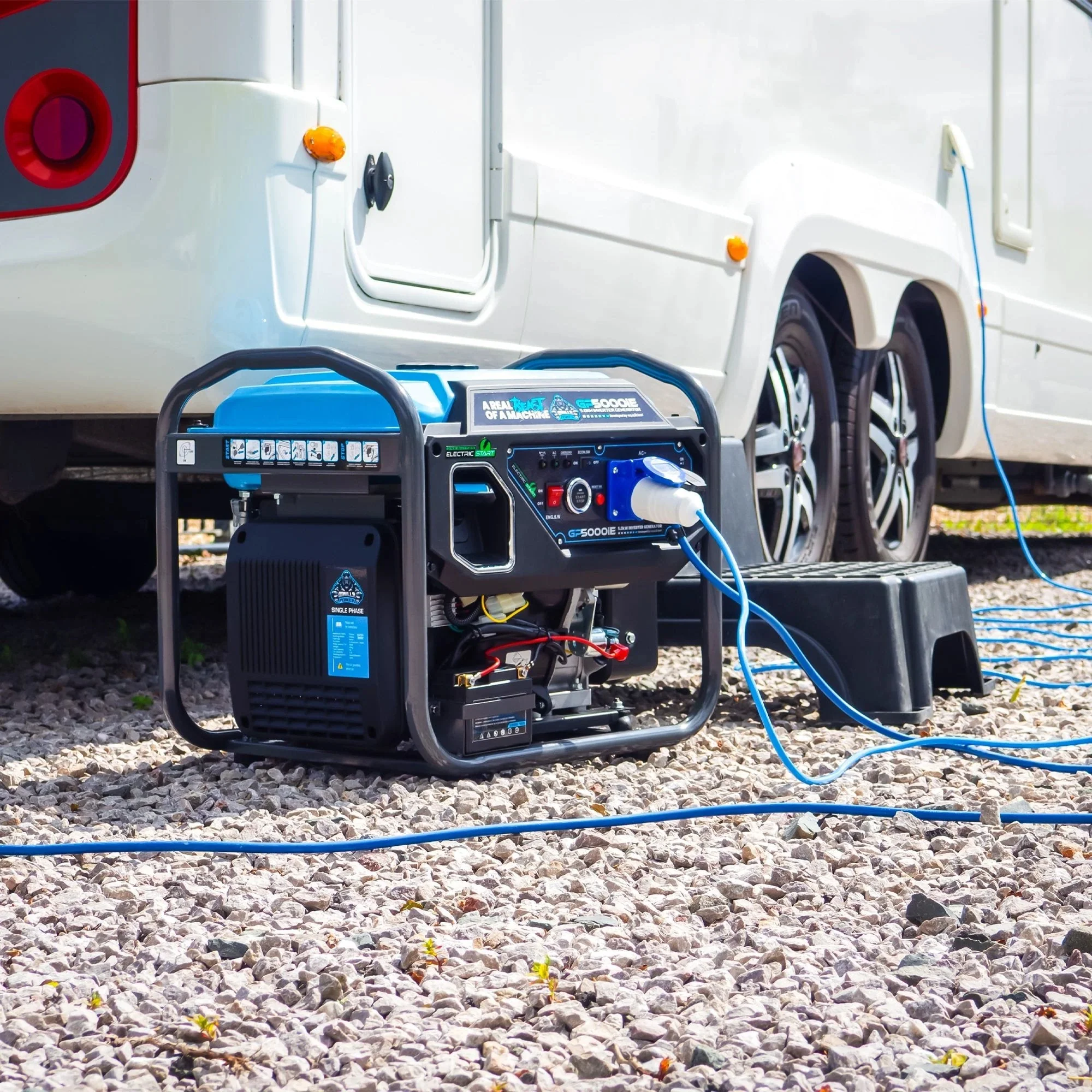 Gorilla Power 5000W Inverter Open Frame Generator with Electric Start - GP5000iE – Maximum Power & Efficiency - Image 3