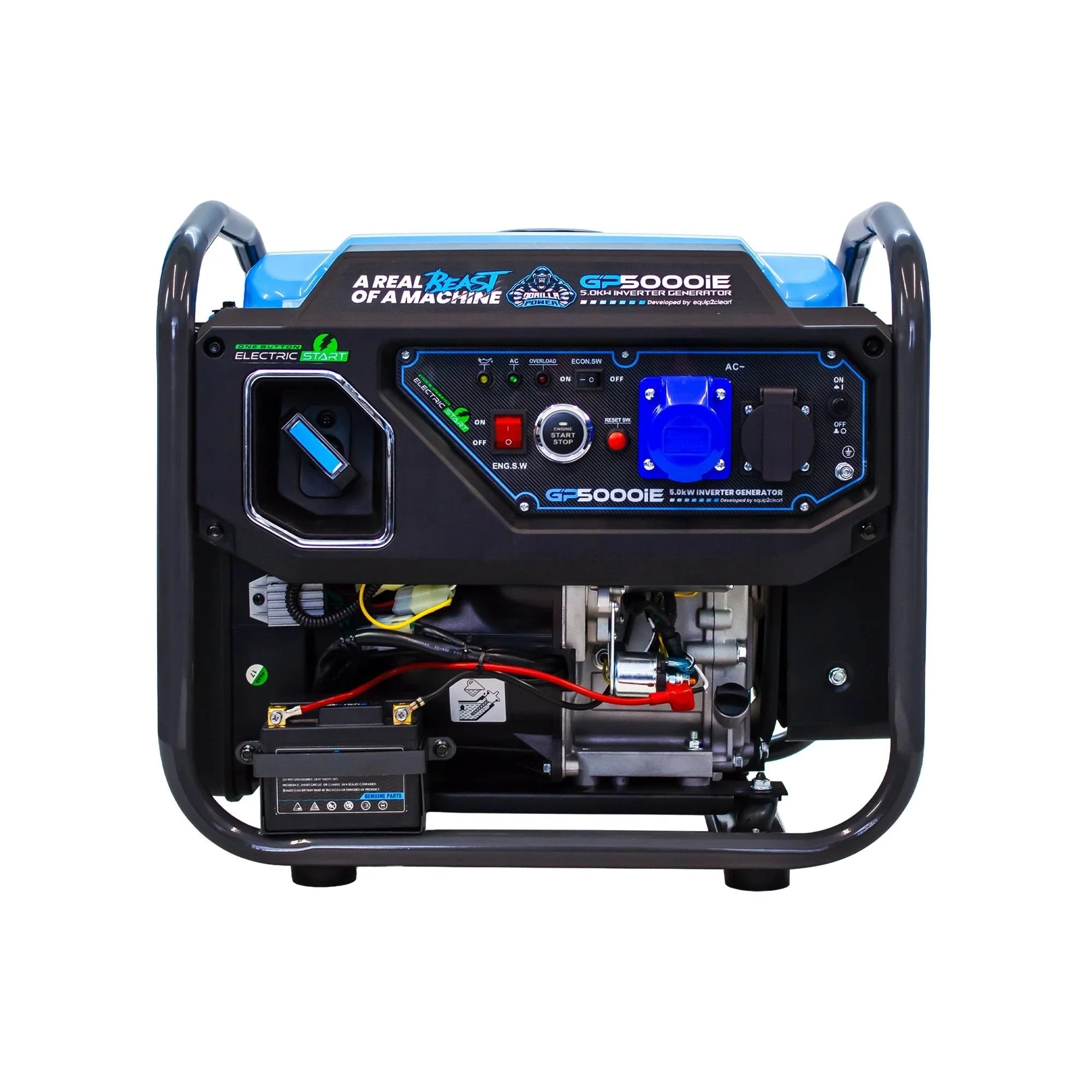 Gorilla Power 5000W Inverter Open Frame Generator with Electric Start - GP5000iE – Maximum Power & Efficiency - Image 7
