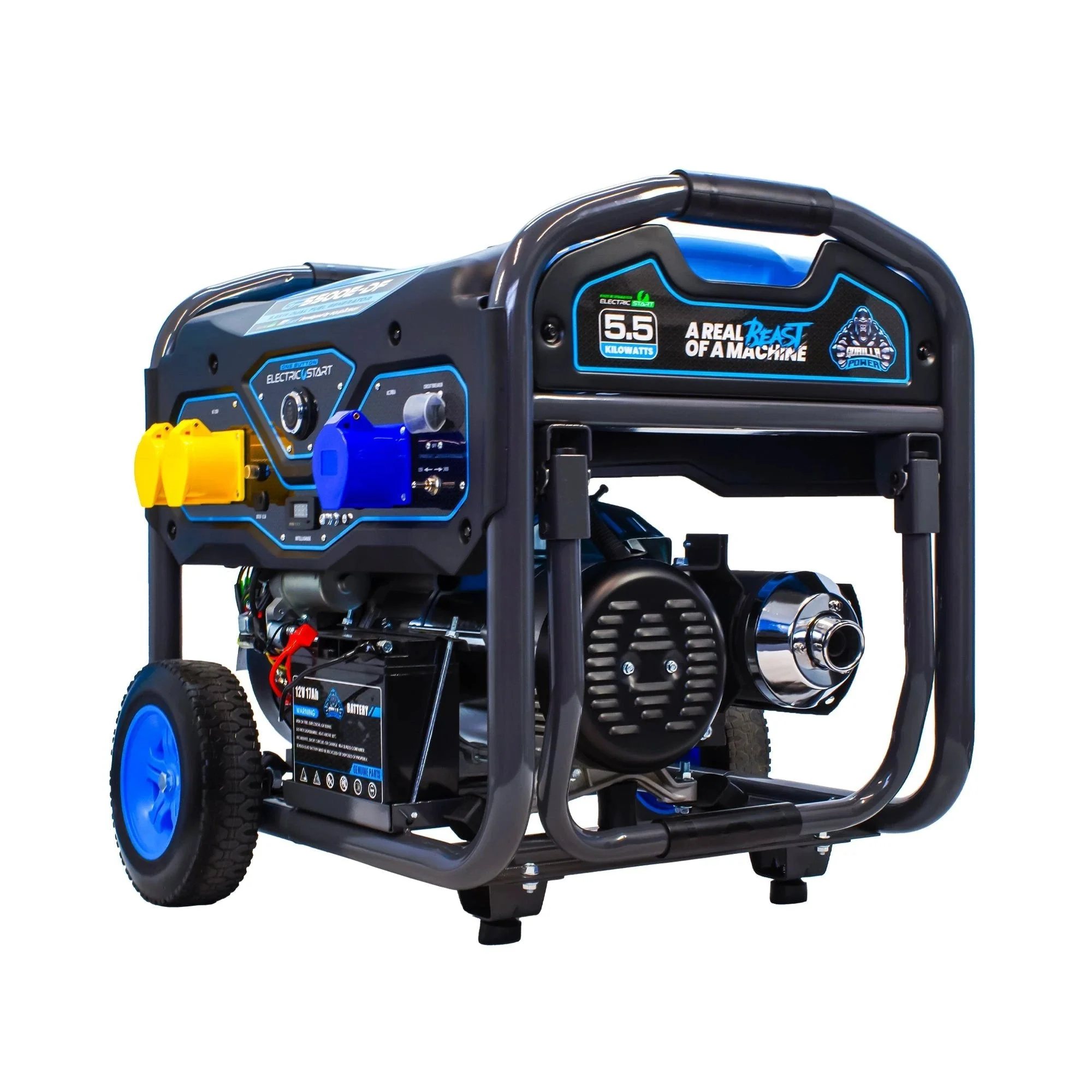 Gorilla Power 5500W Dual-Fuel Generator with Electric Start - GP5500E-DF – Reliable & Fuel Efficient - Image 8