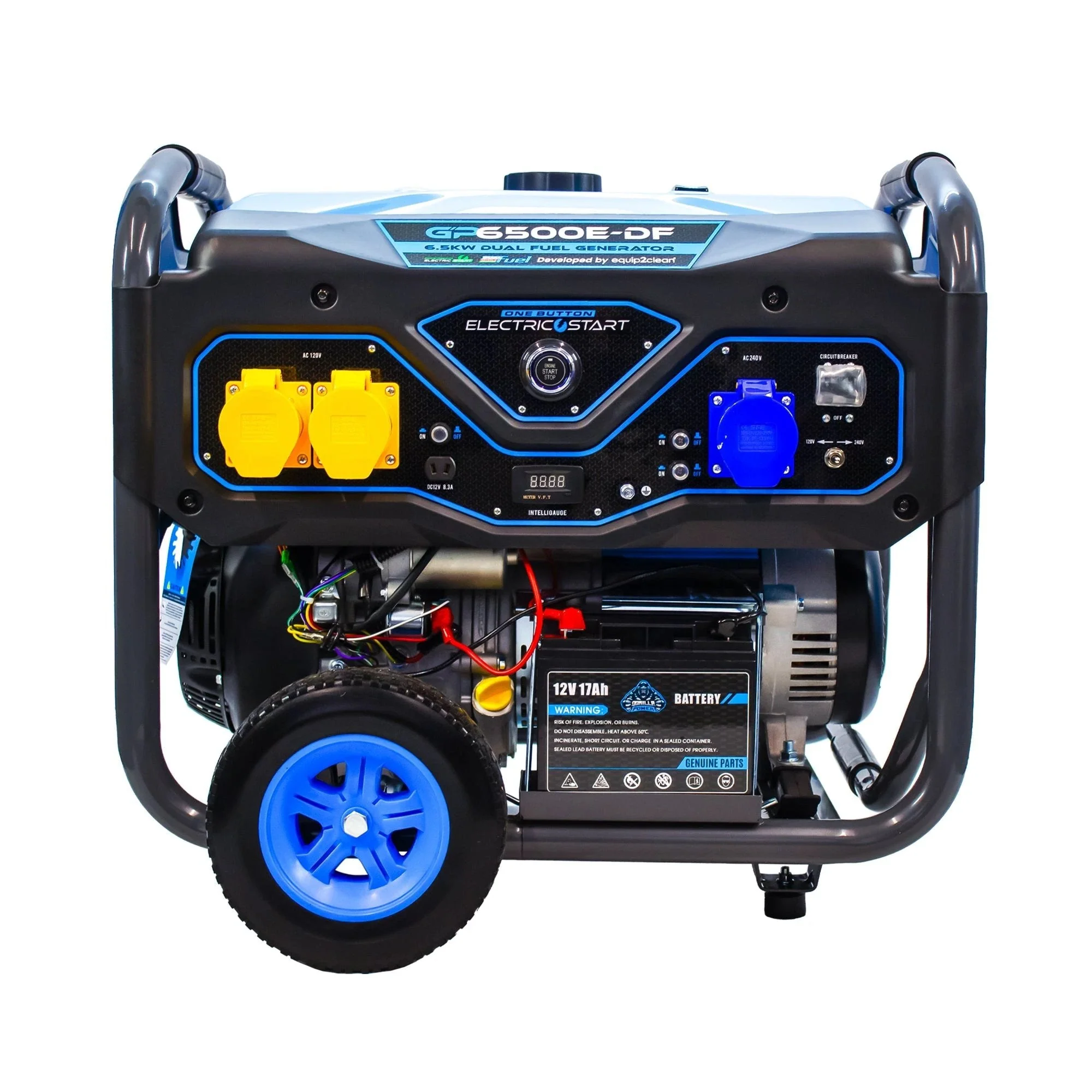 Gorilla Power 6500W Dual-Fuel Generator with Electric Start - GP6500E-DF – High Performance & Versatile Power - Image 3