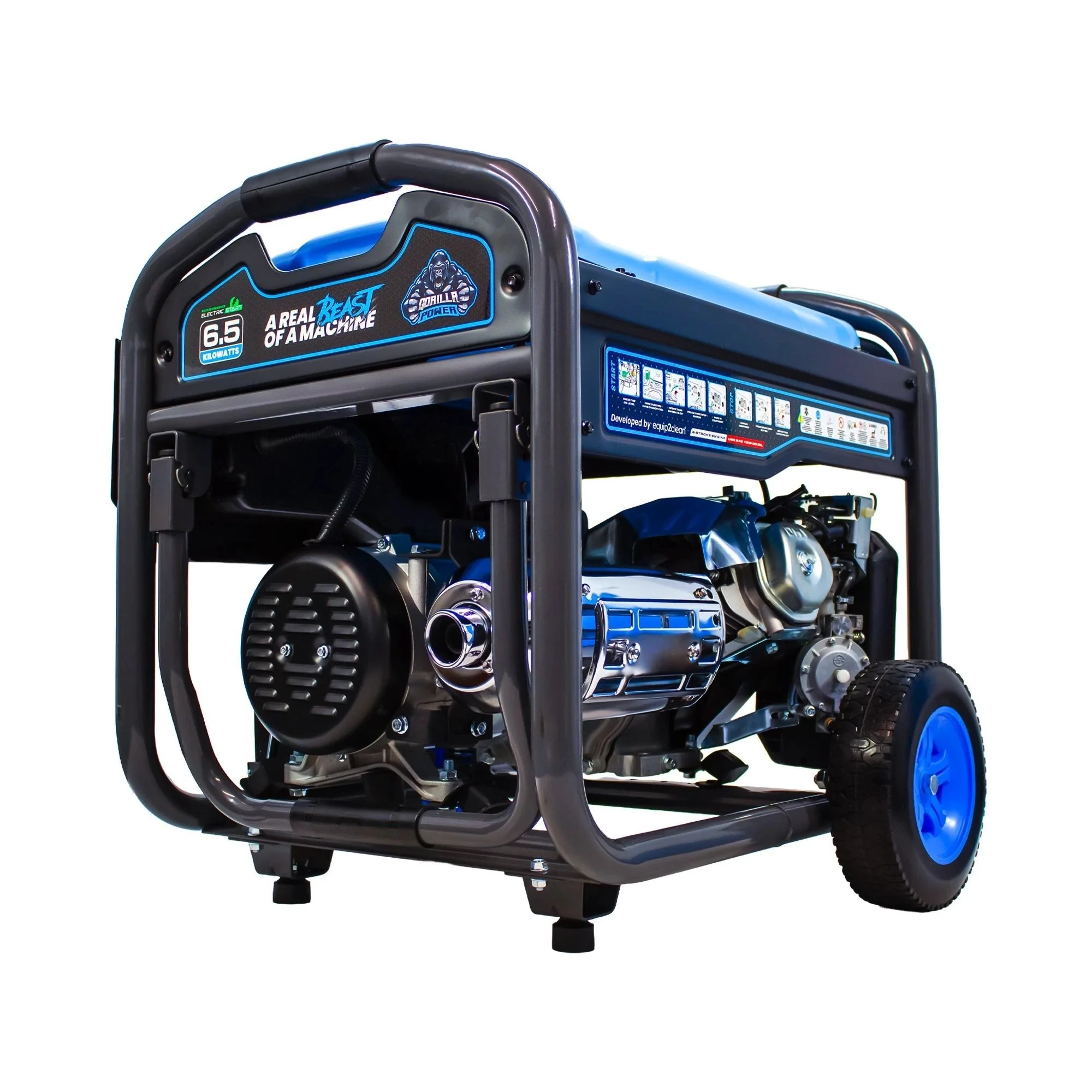 Gorilla Power 6500W Dual-Fuel Generator with Electric Start - GP6500E-DF – High Performance & Versatile Power - Image 8