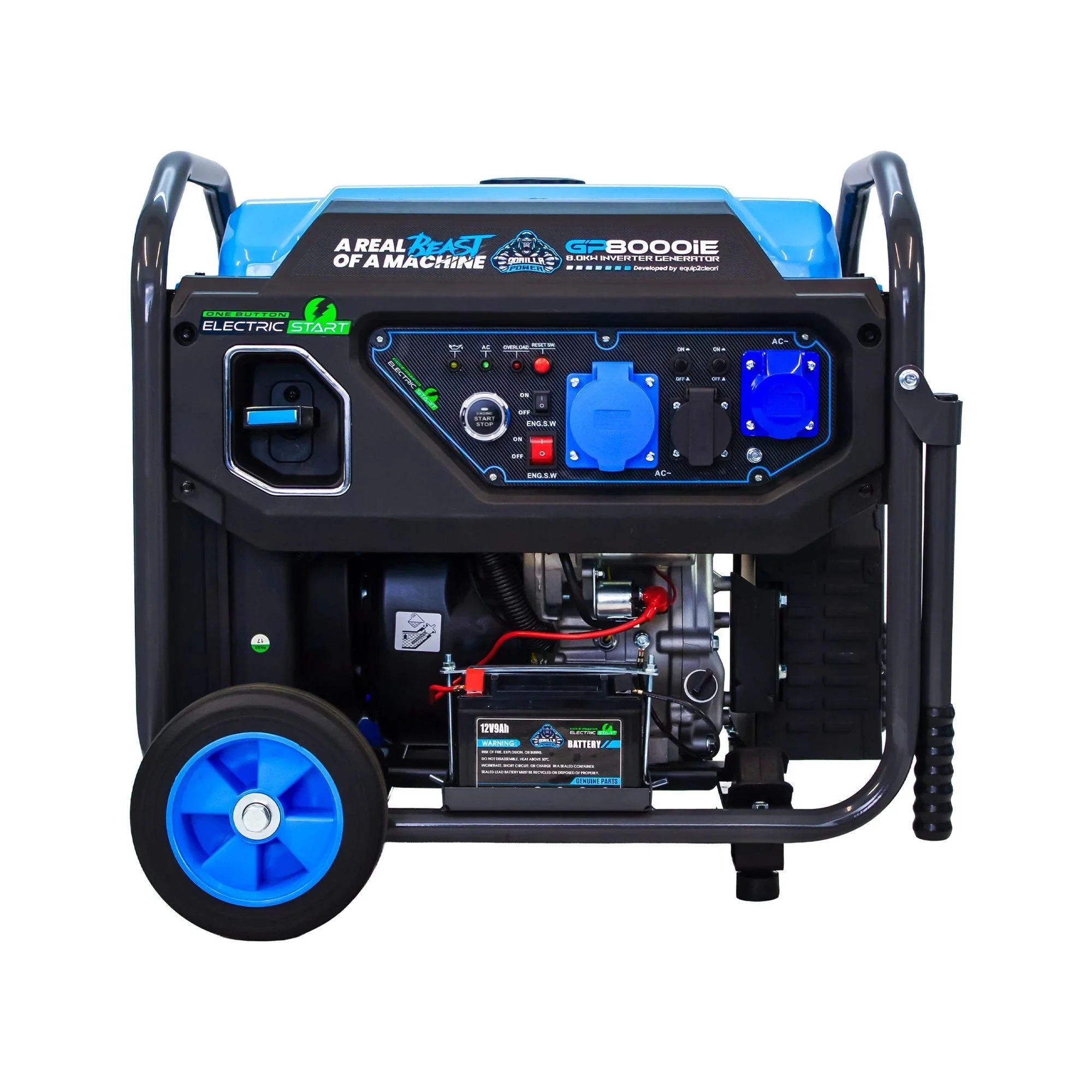 Gorilla Power 8000W Inverter Open Frame Generator with Electric Start - GP8000iE – High Performance & Fuel Efficient - Image 6
