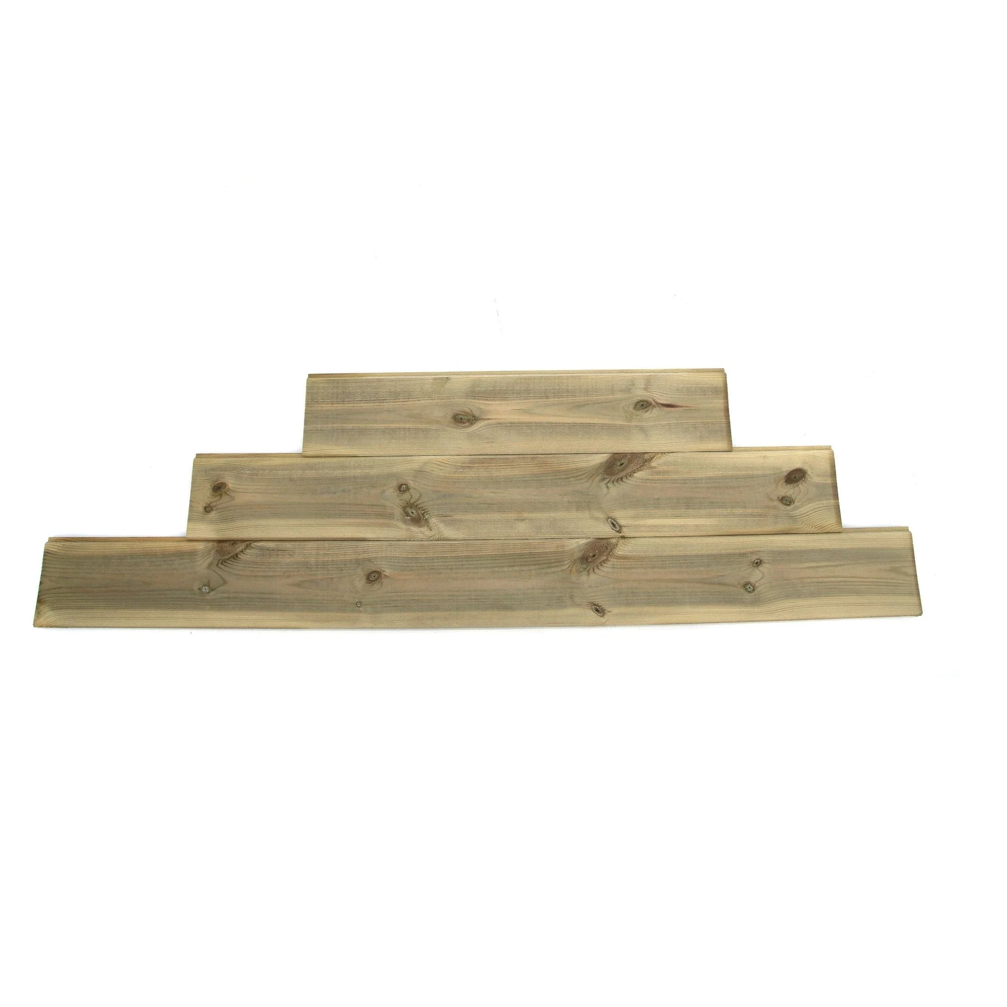 Green Treated Tongue and Groove TGV External Wood Cladding - 14mm x 113mm Finished Size - Image 6