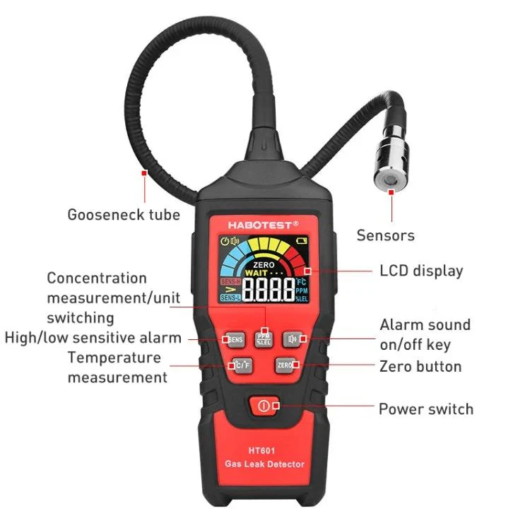 HABOTEST HT601A Combustible Gas Detector Thousand Battery Model, HT601A - Image 4
