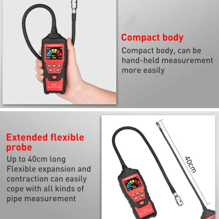 HABOTEST HT601B Combustible Gas Detector Thousand Battery Model with Numerical Display, HT601B - Image 6