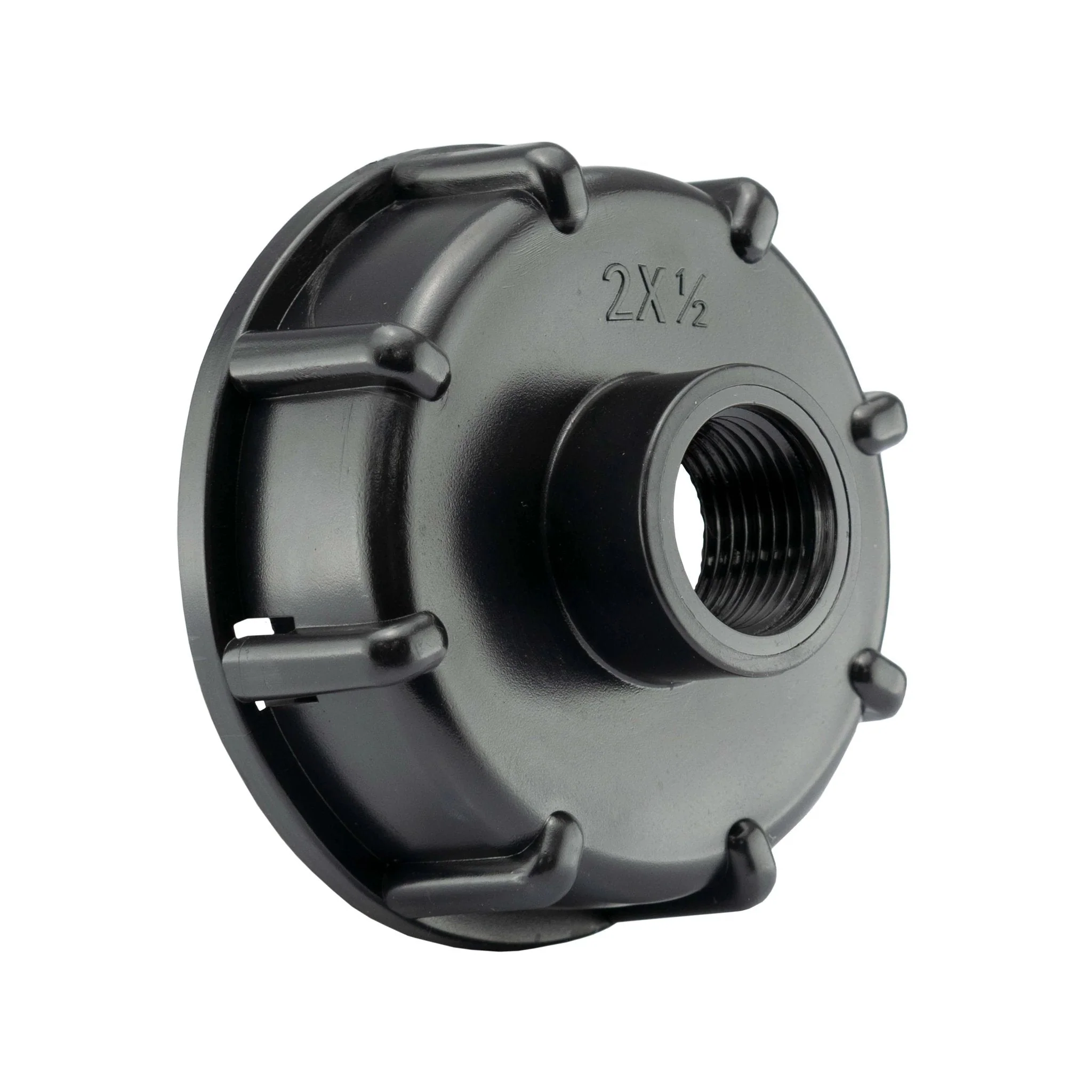 IBC 2” BSPF – S60X6 Cap with S60X6 – ½” BSPF Cap and Brass Bib Quick Connect Tap 1/2” BSP - Image 9