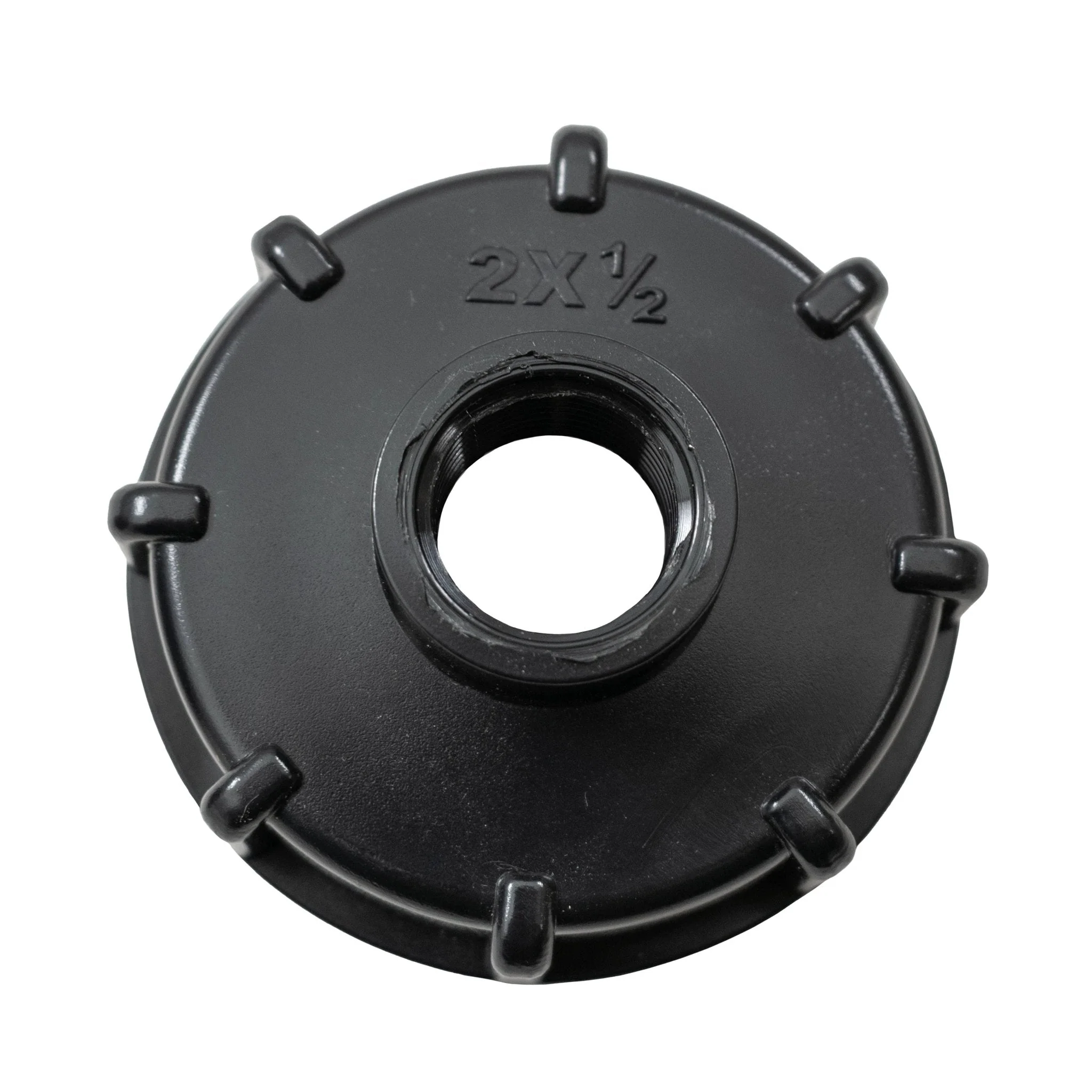 IBC 2” BSPF – S60X6 Cap with S60X6 – ½” BSPF Cap and Lever Tap ½” Barb - Image 4