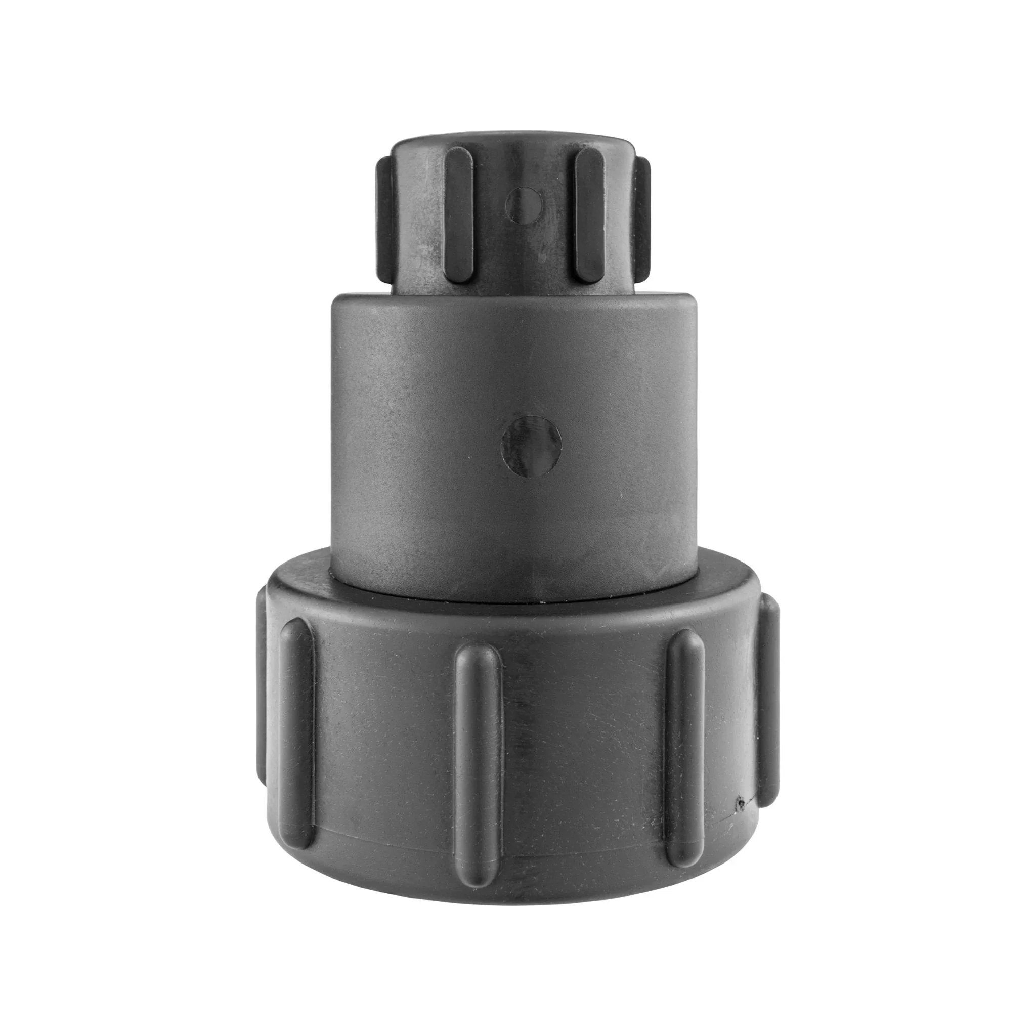 IBC 2" S60X6 - 1/2" BSP Extender Adaptor with Extended Brass Chrome Tap 1/2" Barb - Image 5