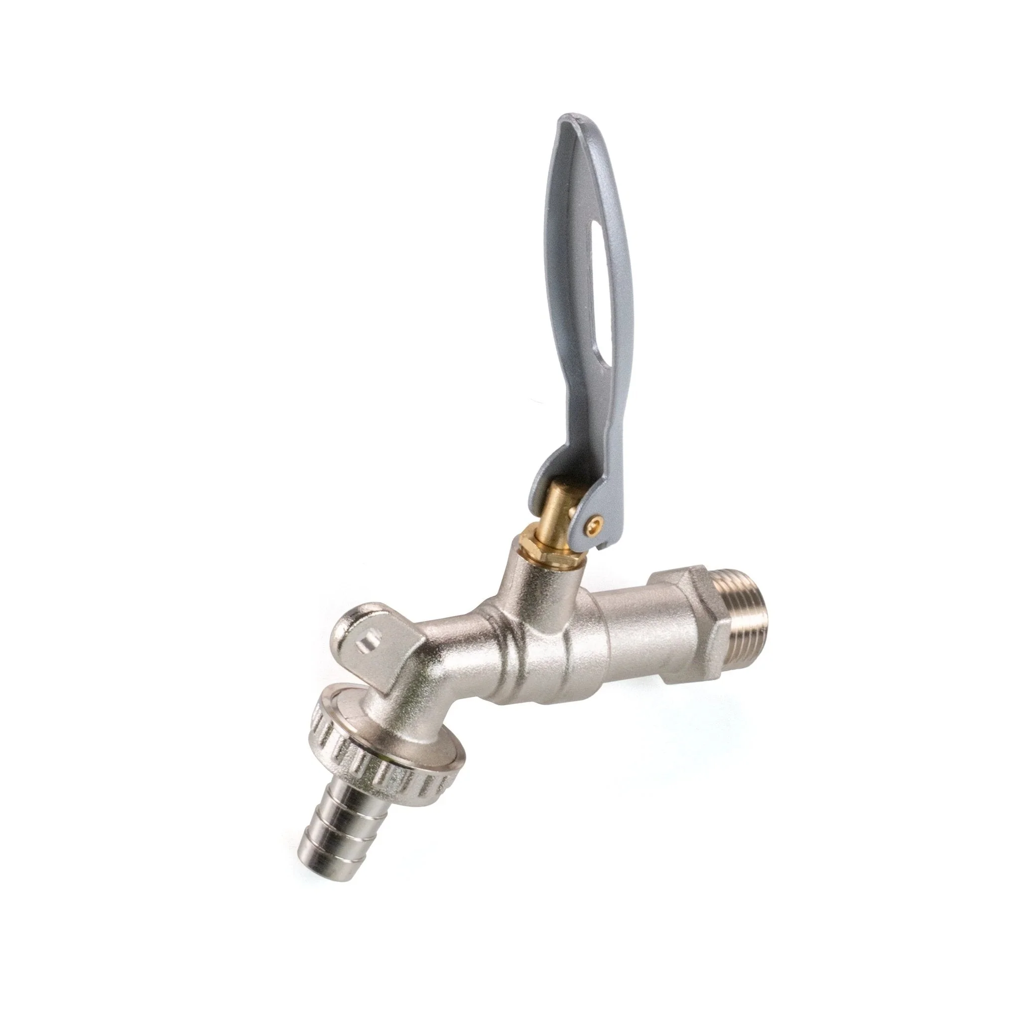 IBC 2" S60X6 - 1/2" BSP Extender Adaptor with Lever Tap Hose Barb and Lever Lock - Image 16