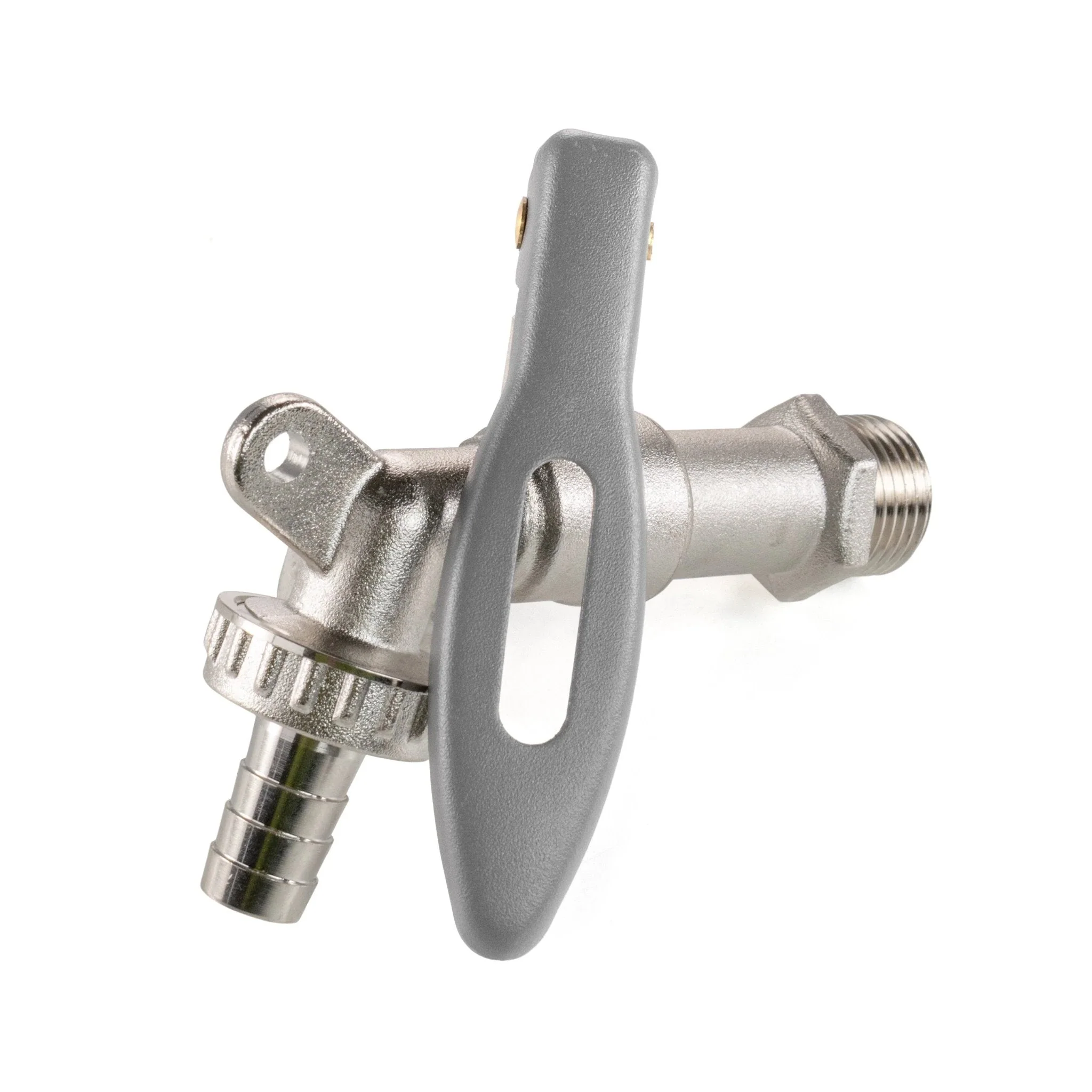 IBC 2" S60X6 - 1/2" BSP Extender Adaptor with Lever Tap Hose Barb and Lever Lock - Image 17