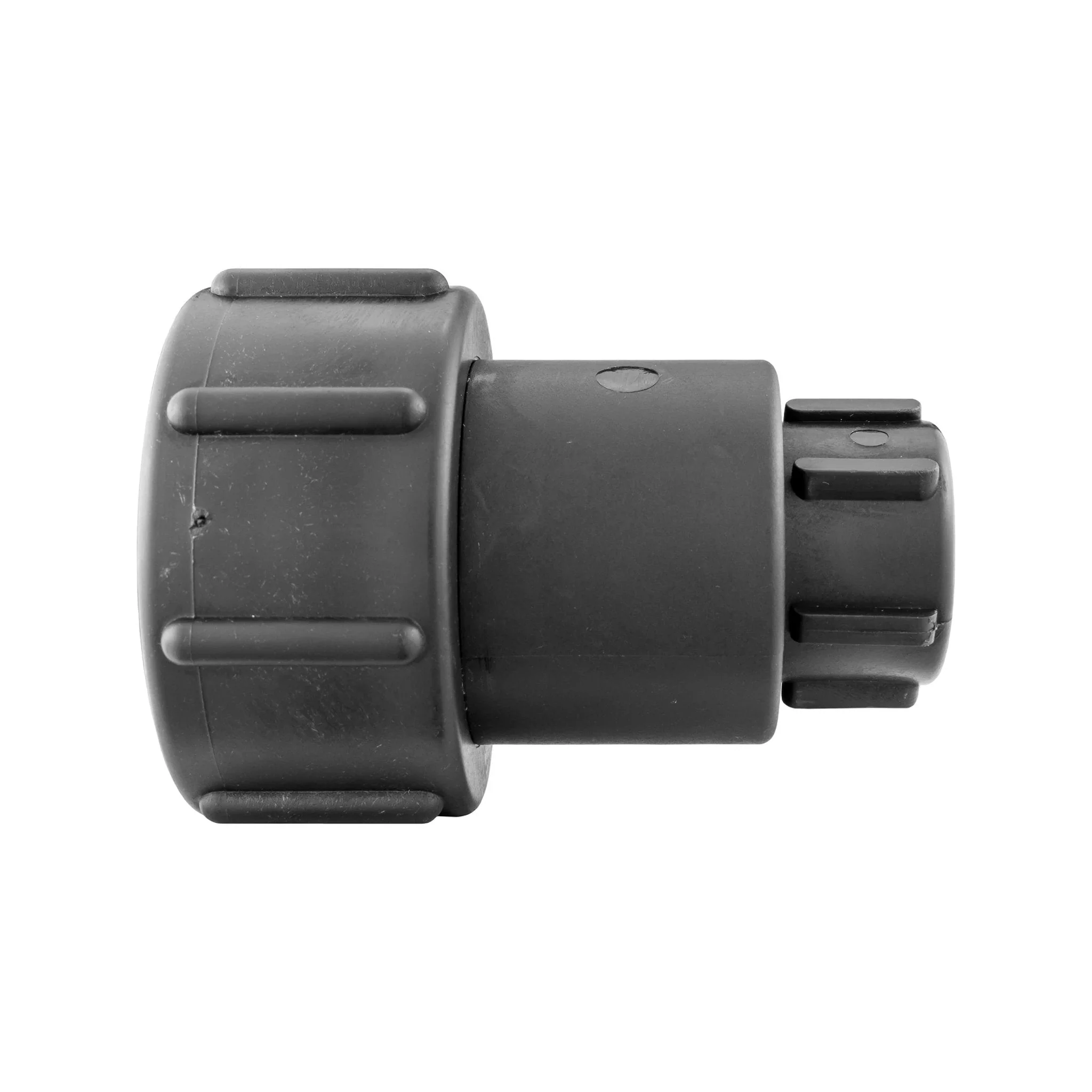 IBC 2" S60X6 - 1/2" BSP Extender Adaptor with Lever Tap with Hose Barb and Side Lock - Image 3