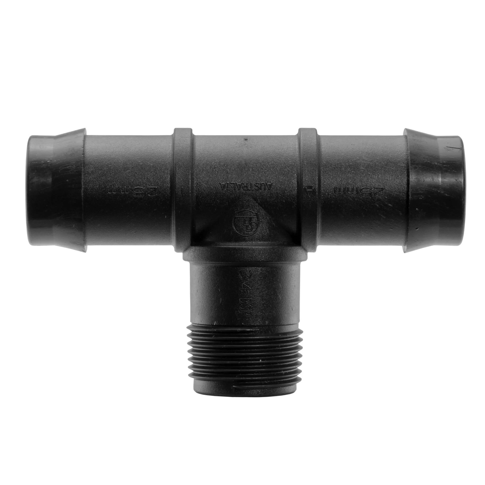 IBC 2” S60X6 Cap with 25mm Barbed Tee - Image 4
