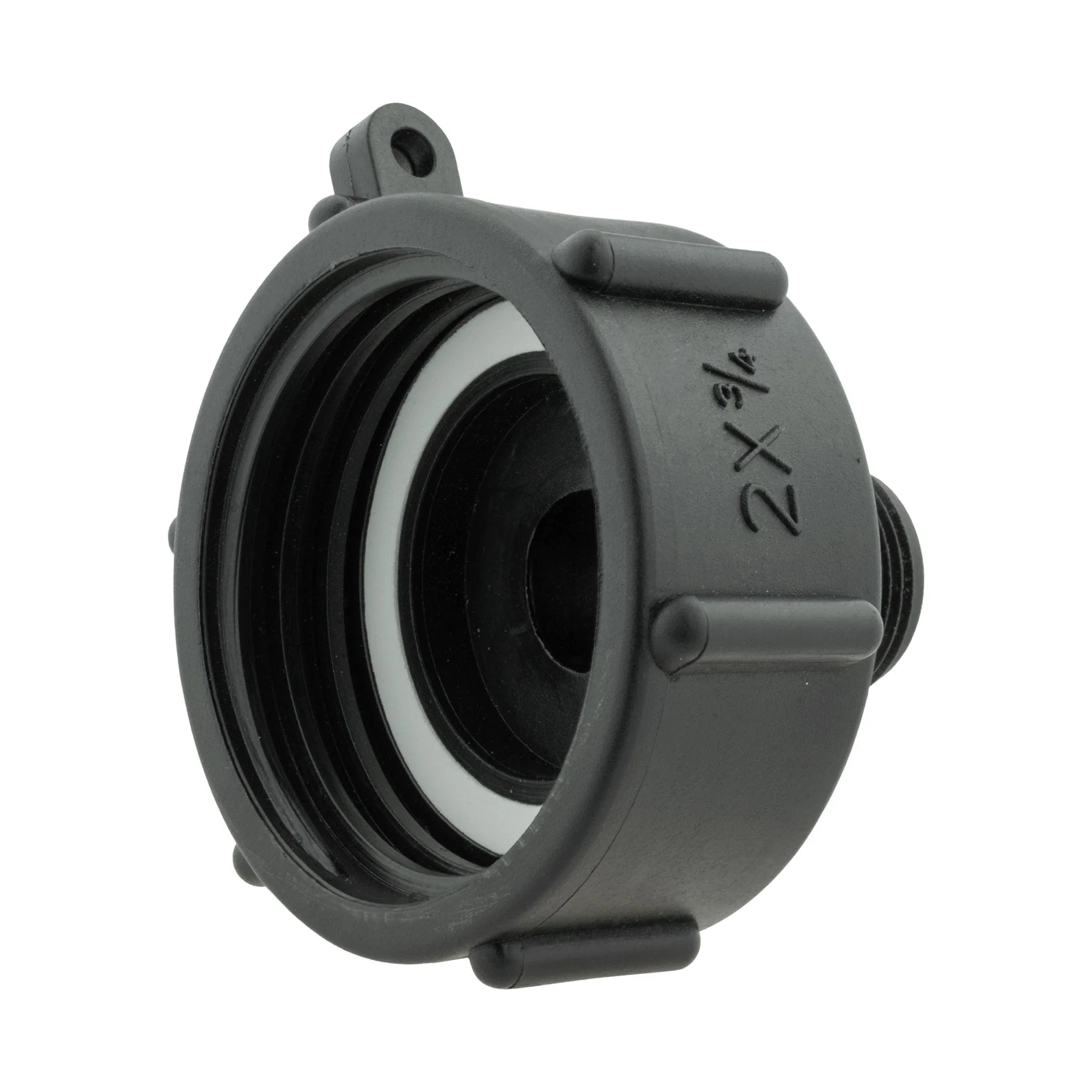 IBC 2” S60X6 Cap with ¾” BSP – Click Lock Valve Lime - Image 3