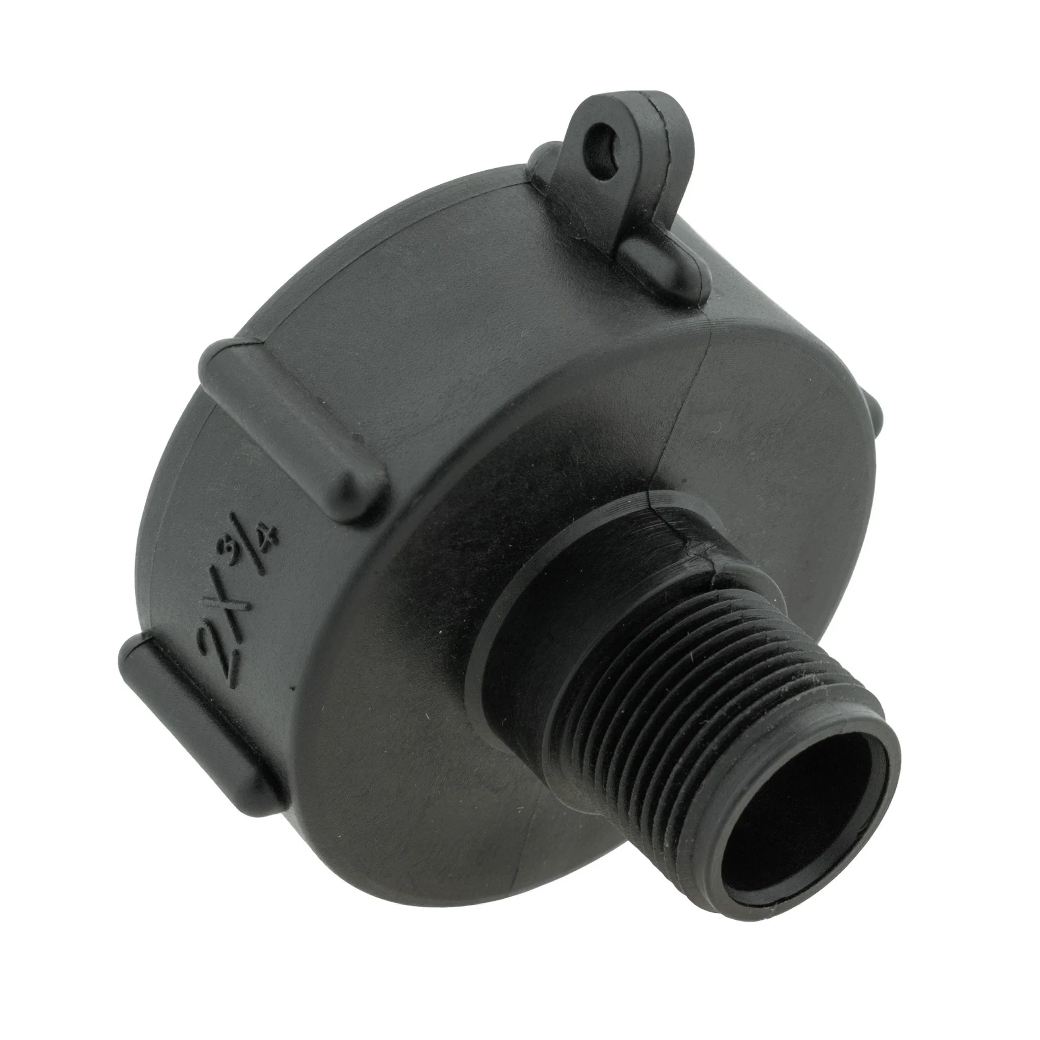 IBC 2” S60X6 Cap with BSPF Thread-Quick Connect Male Valve and Hose Connector 3/4" BSPM - Image 5