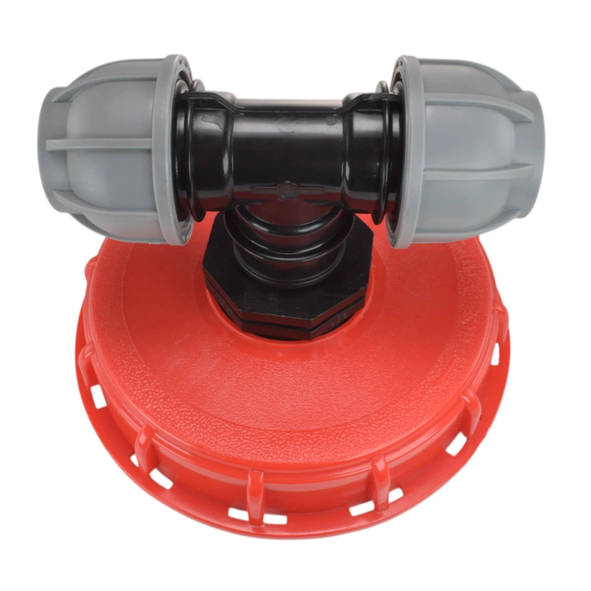 IBC 6-inch Cap Kit with 25mm MDPE Tee - Image 4