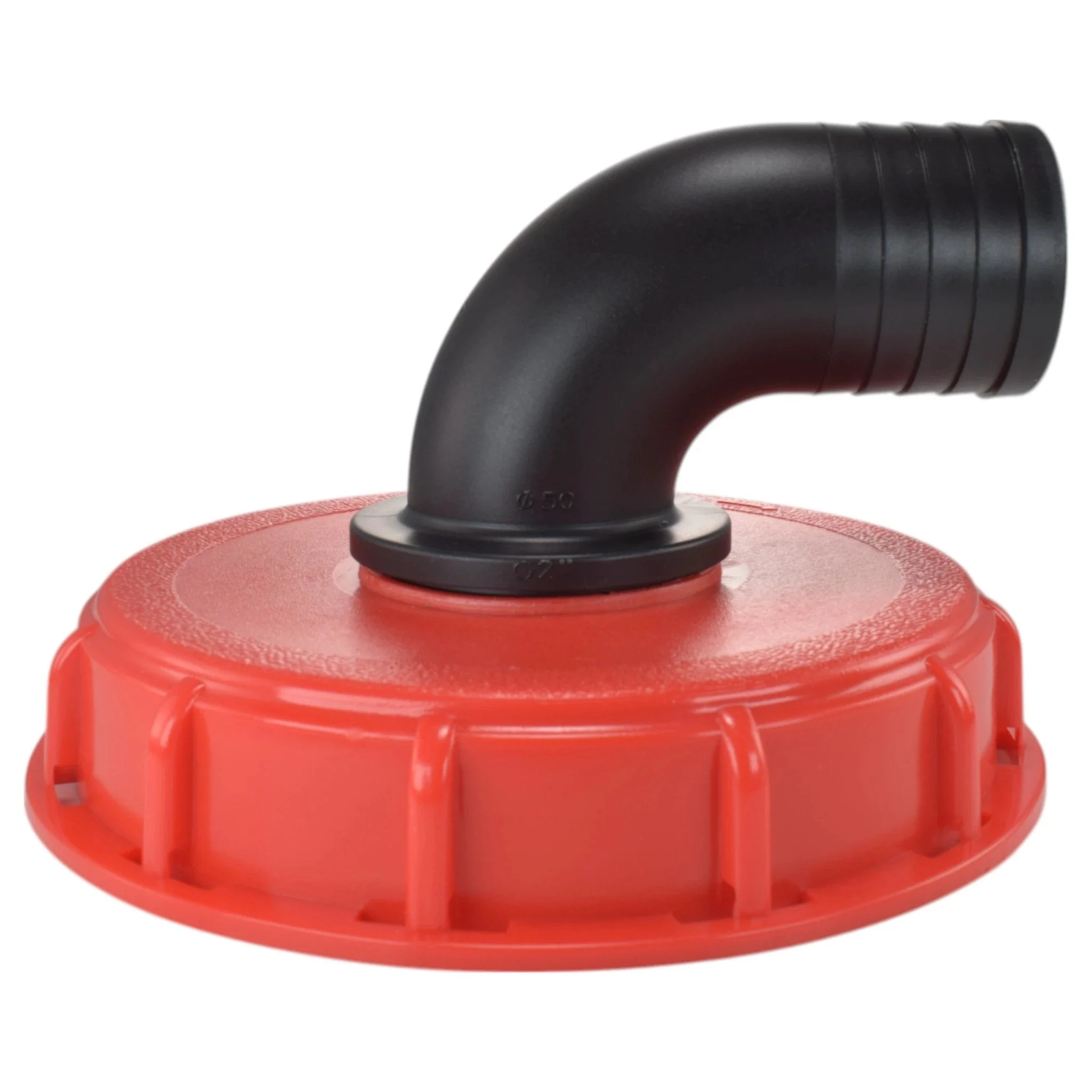 IBC 6-inch Cap Kit with 50mm Barbed Elbow Connector - Image 4