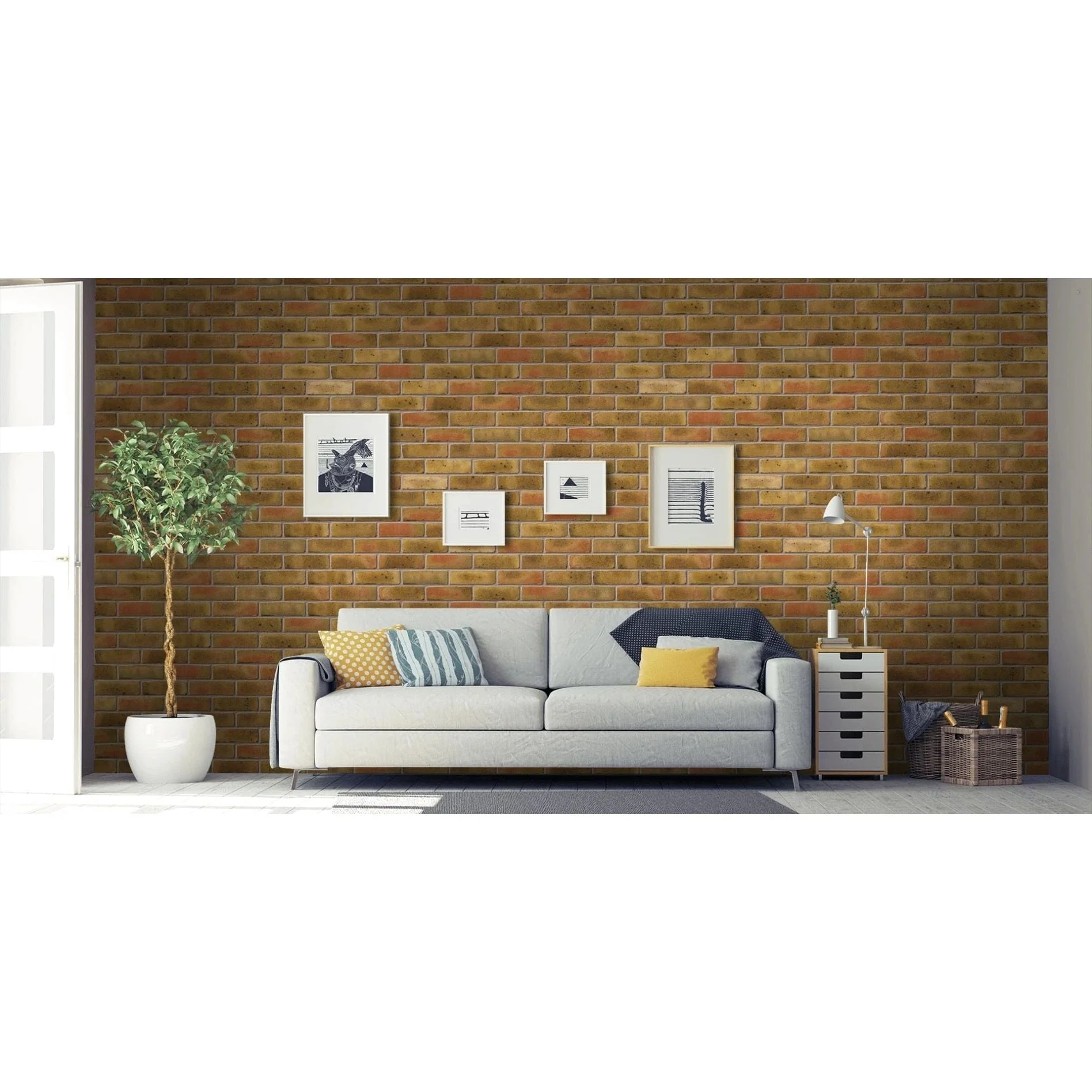 Ibstock Arundel Yellow Multi Brick 65mm Pack of 475 - Image 5