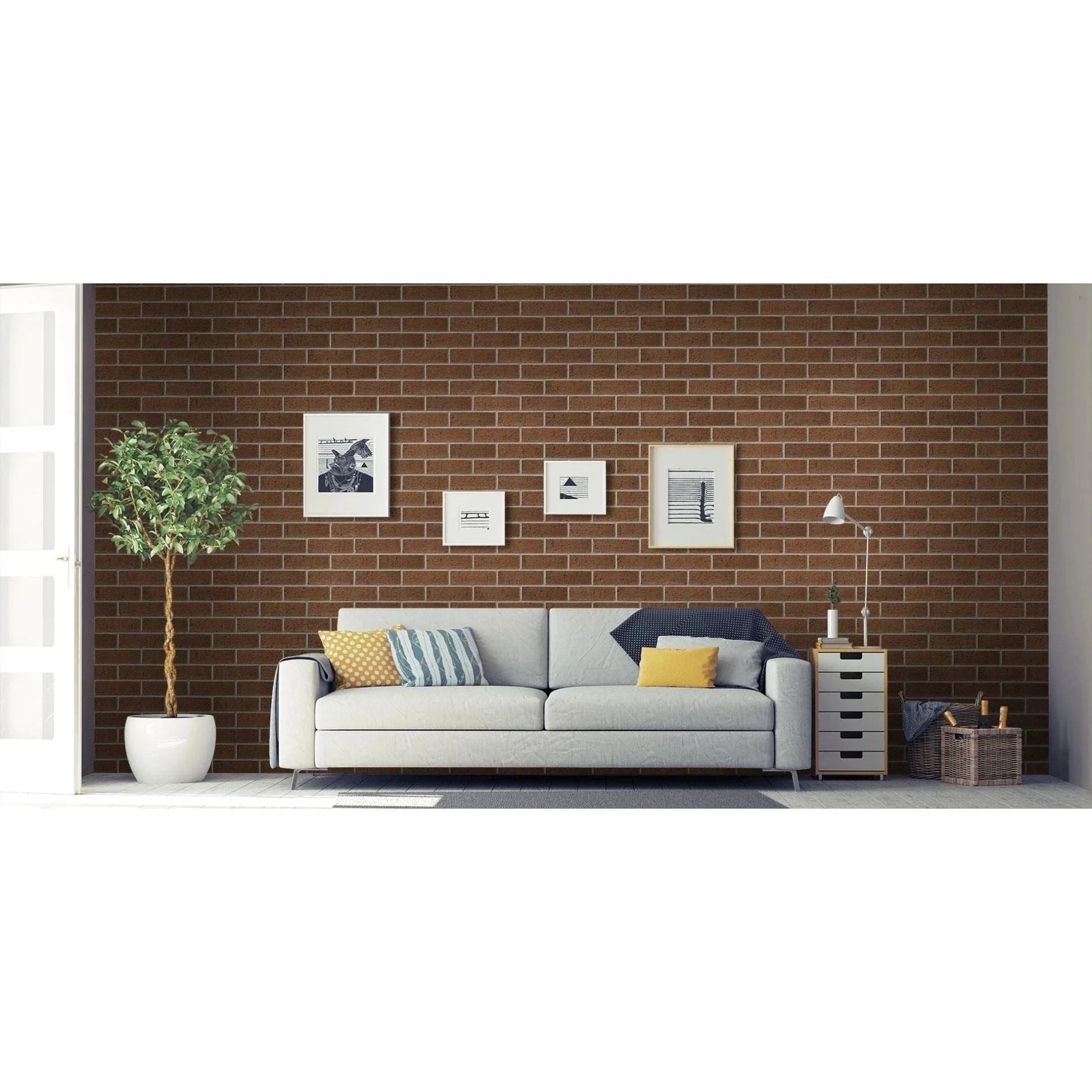 Ibstock Bracken Brown Rustic Brick 65mm - Image 5