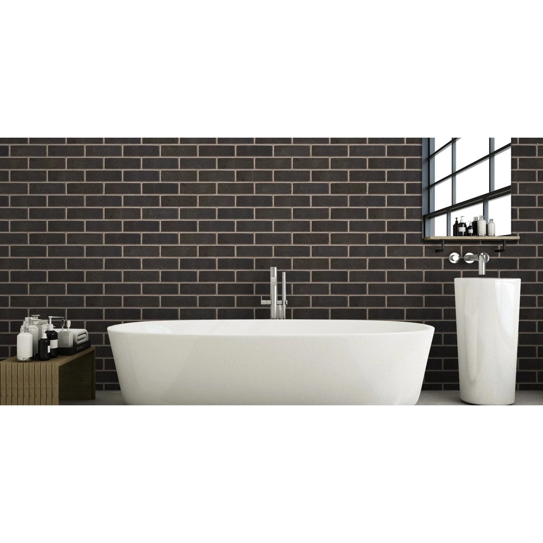 Ibstock Himley Ebony Black Brick 65mm - Image 6