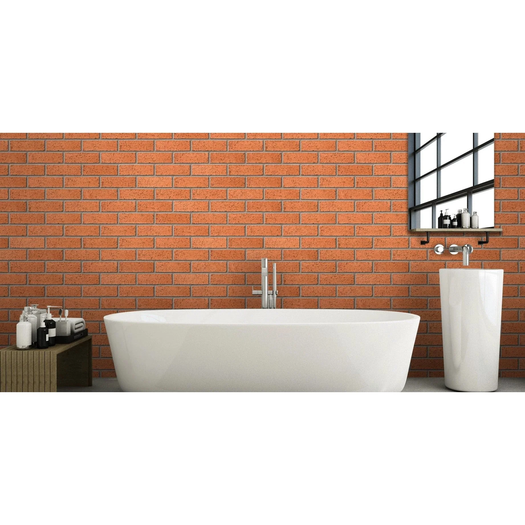 Ibstock Ravenhead Red Rustic Brick 65mm - Image 6