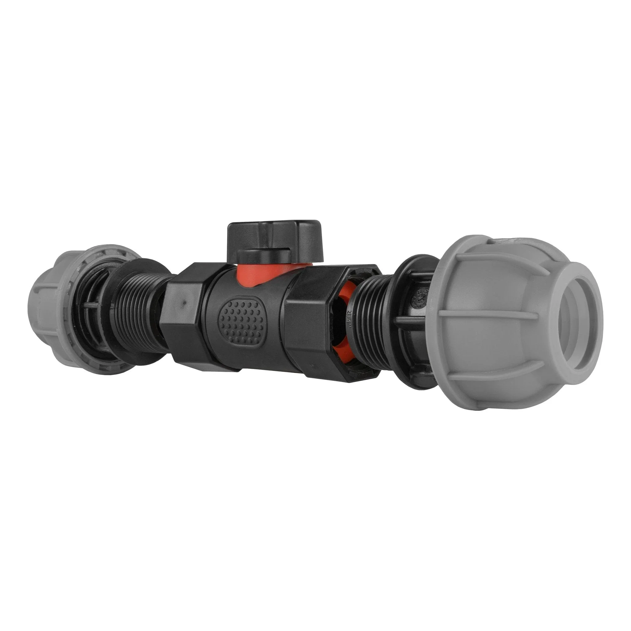 In-Line BSPF Valve with 2 x 20mm MDPE Straight Connectors - Image 5