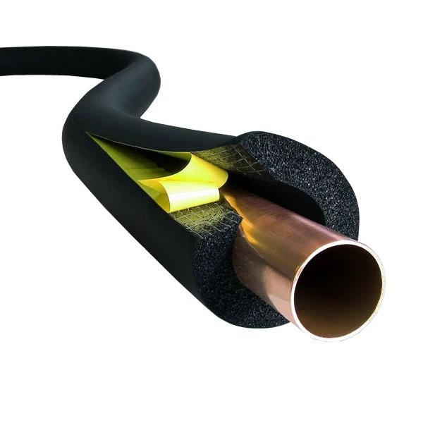 K-Flex Self-Seal Pipe Insulation 2m Length High-Efficiency Class 0 Rubber