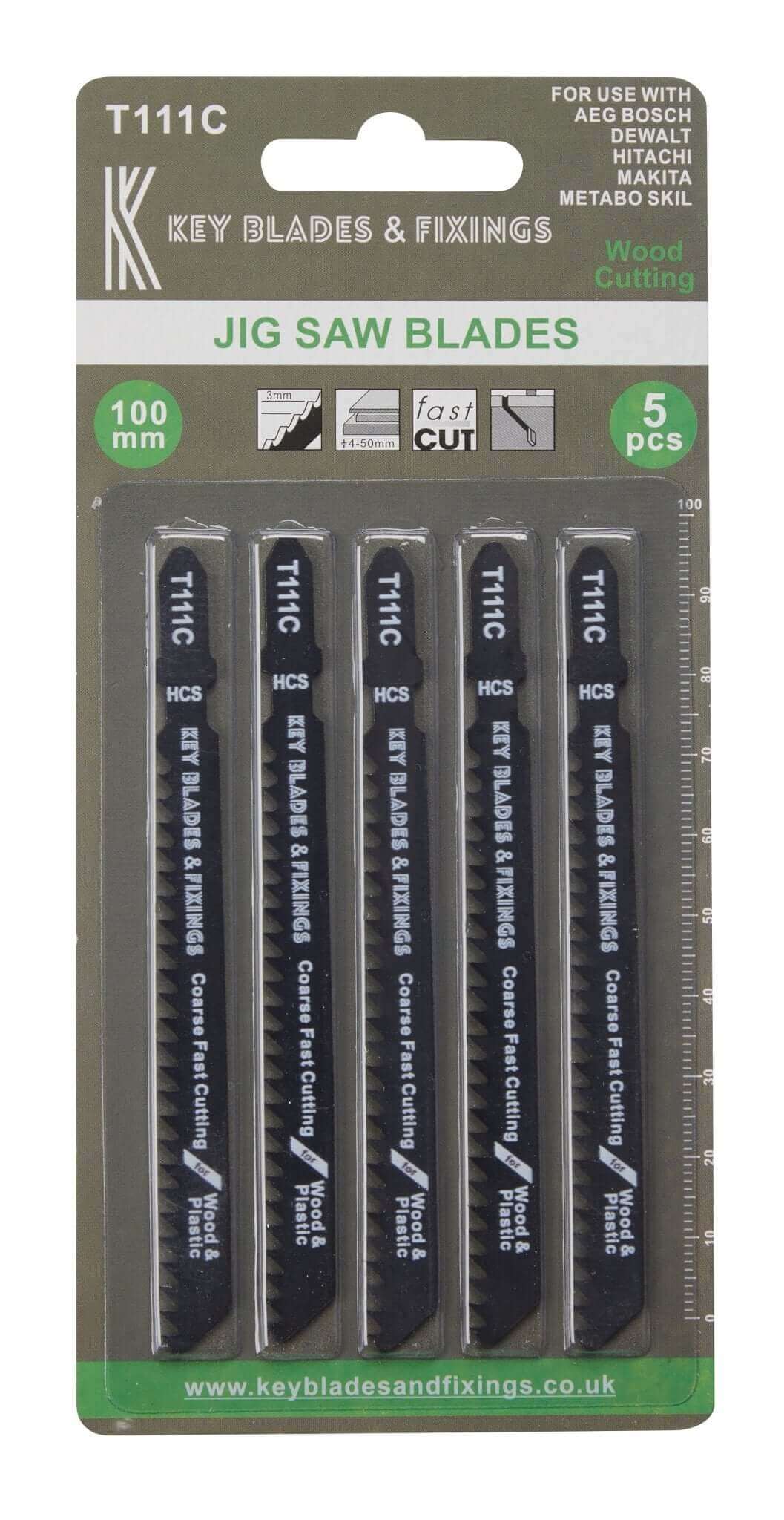 T111C Jigsaw Blades 5 Pack - 1133 - Image 2