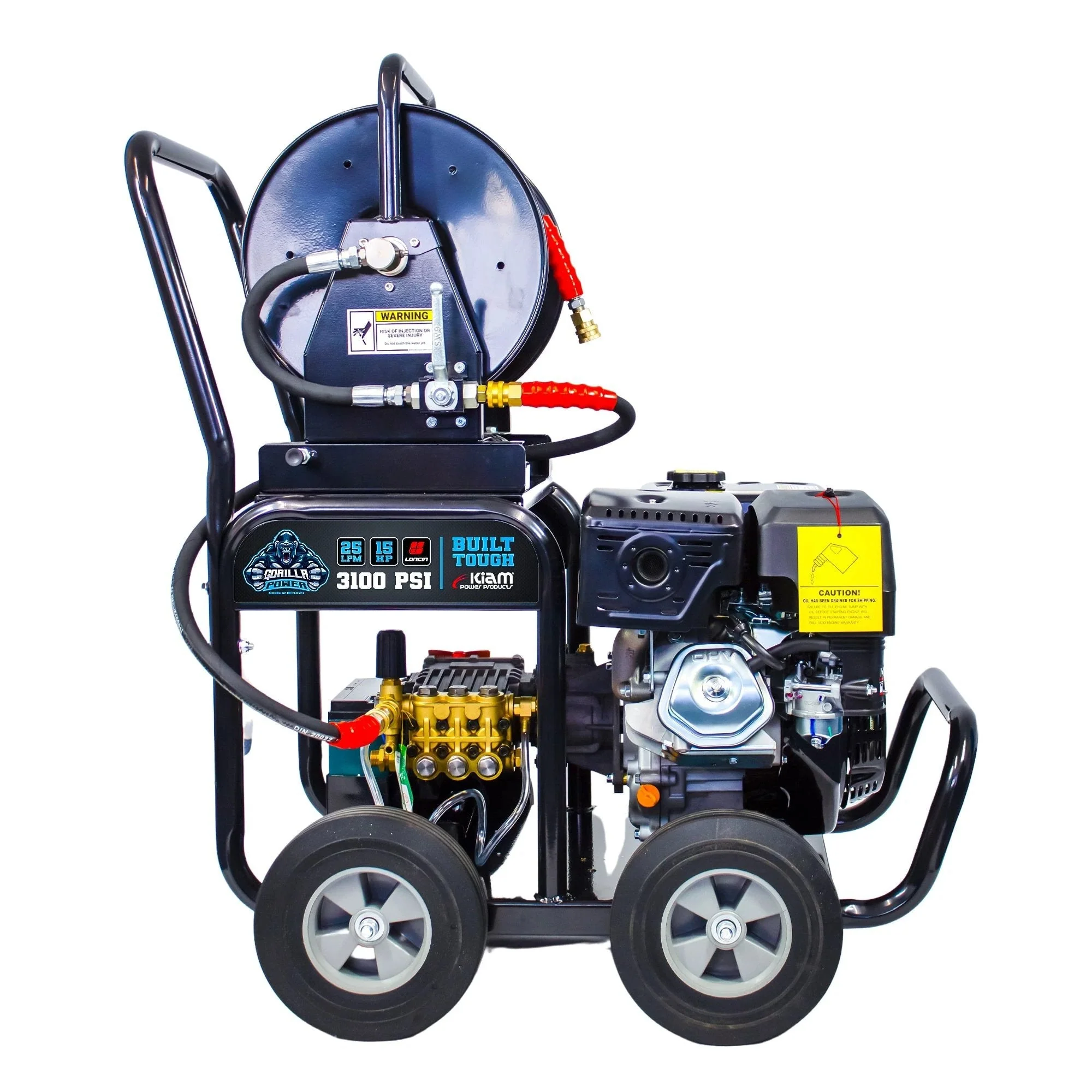 Kiam GORILLA POWER® 3100PSI 25LPM 15HP Petrol Pressure Washer Loncin Engine - Image 5