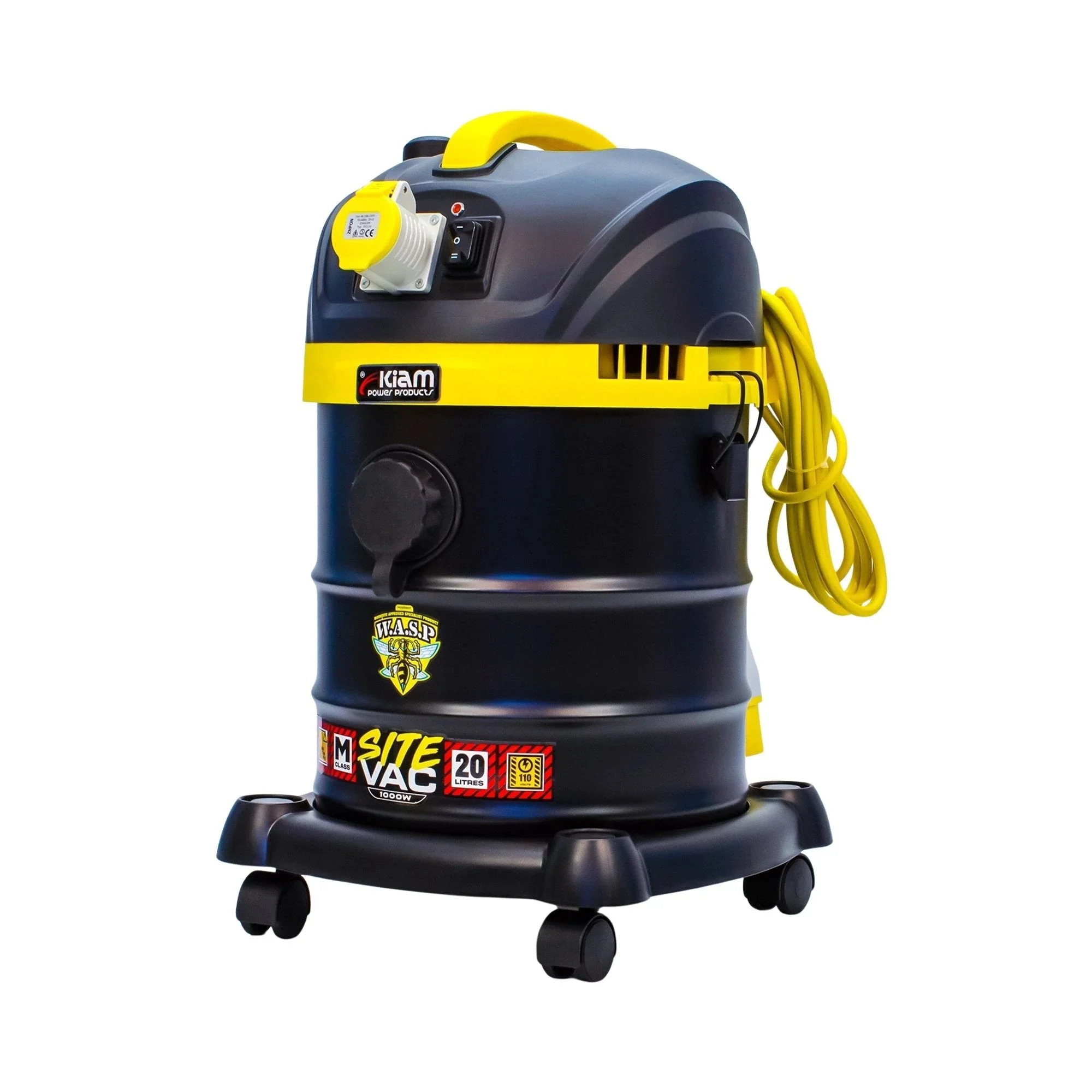 Kiam SiteVac 110V M-Class 1000W Vacuum Cleaner 20L W.A.S.P - Image 9