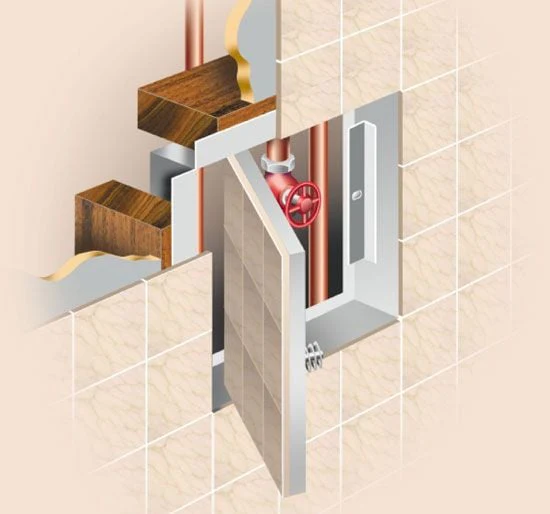 Hinged Tile Access Panel 600x600mm Metal - SEL7158-600